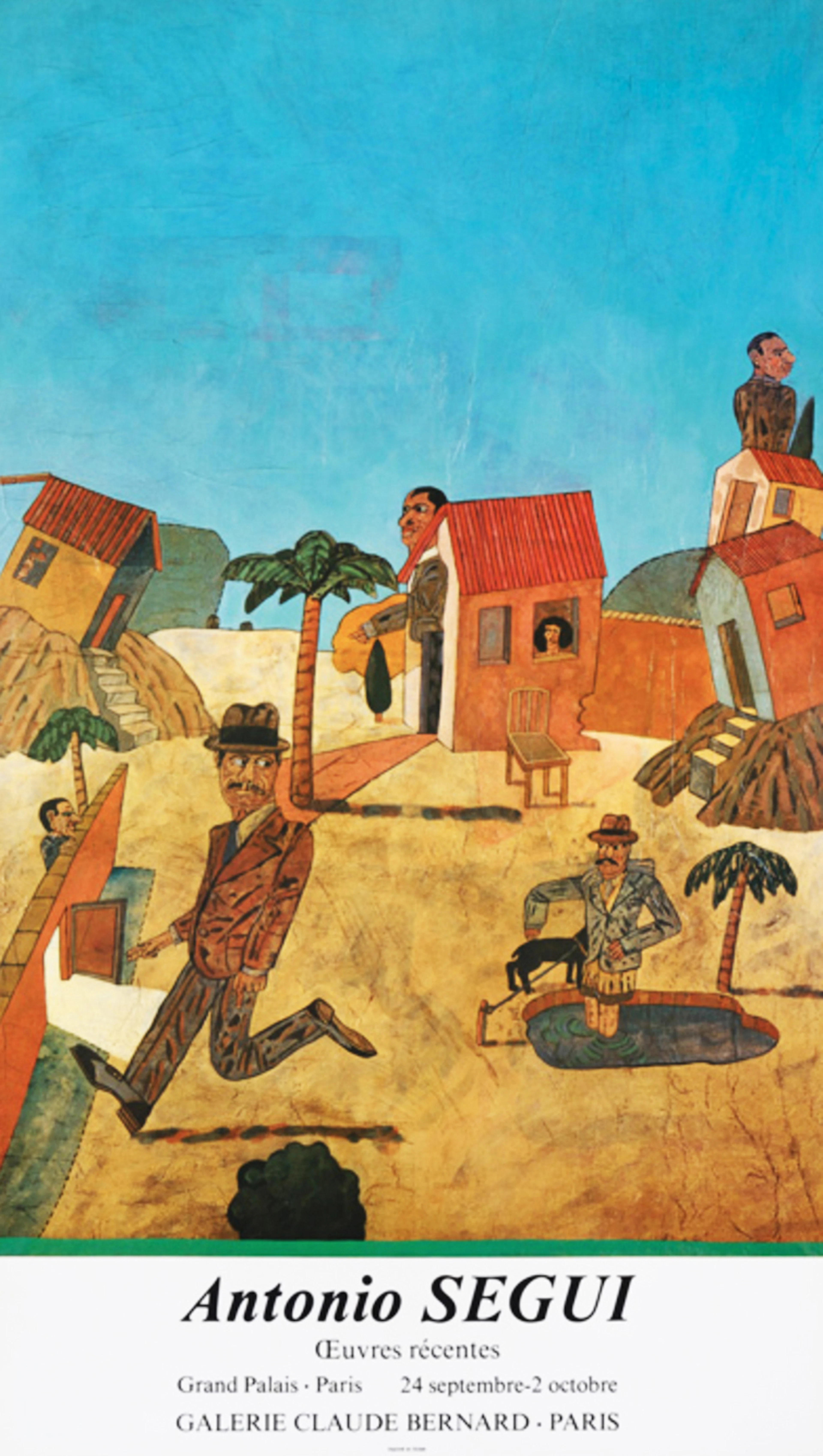 Antonio Segui - La Escapada, 1983 - Affiche
