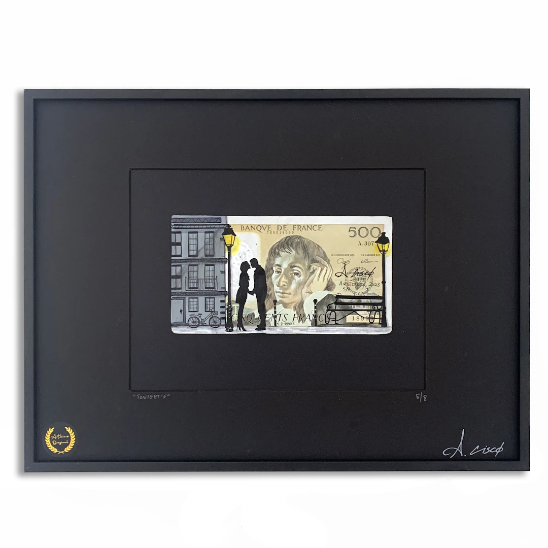 Cisco - Tonight’s, 2026 - Acrylique sur billet