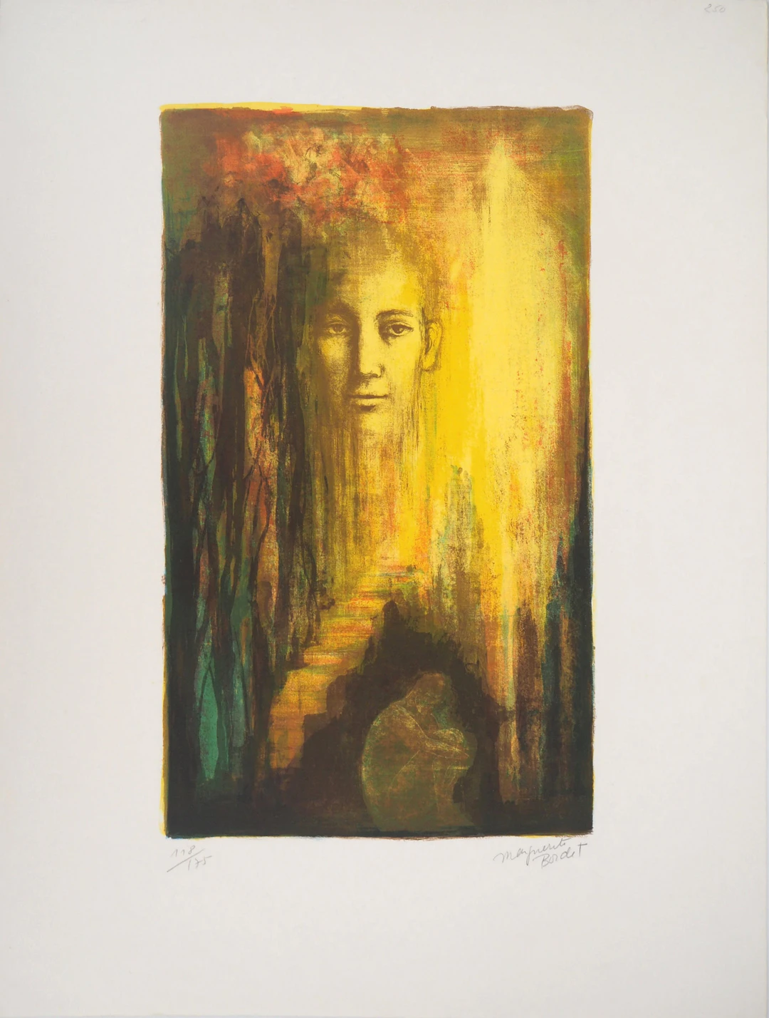 Marguerite BORDET - Le rêve - Lithographie originale signée