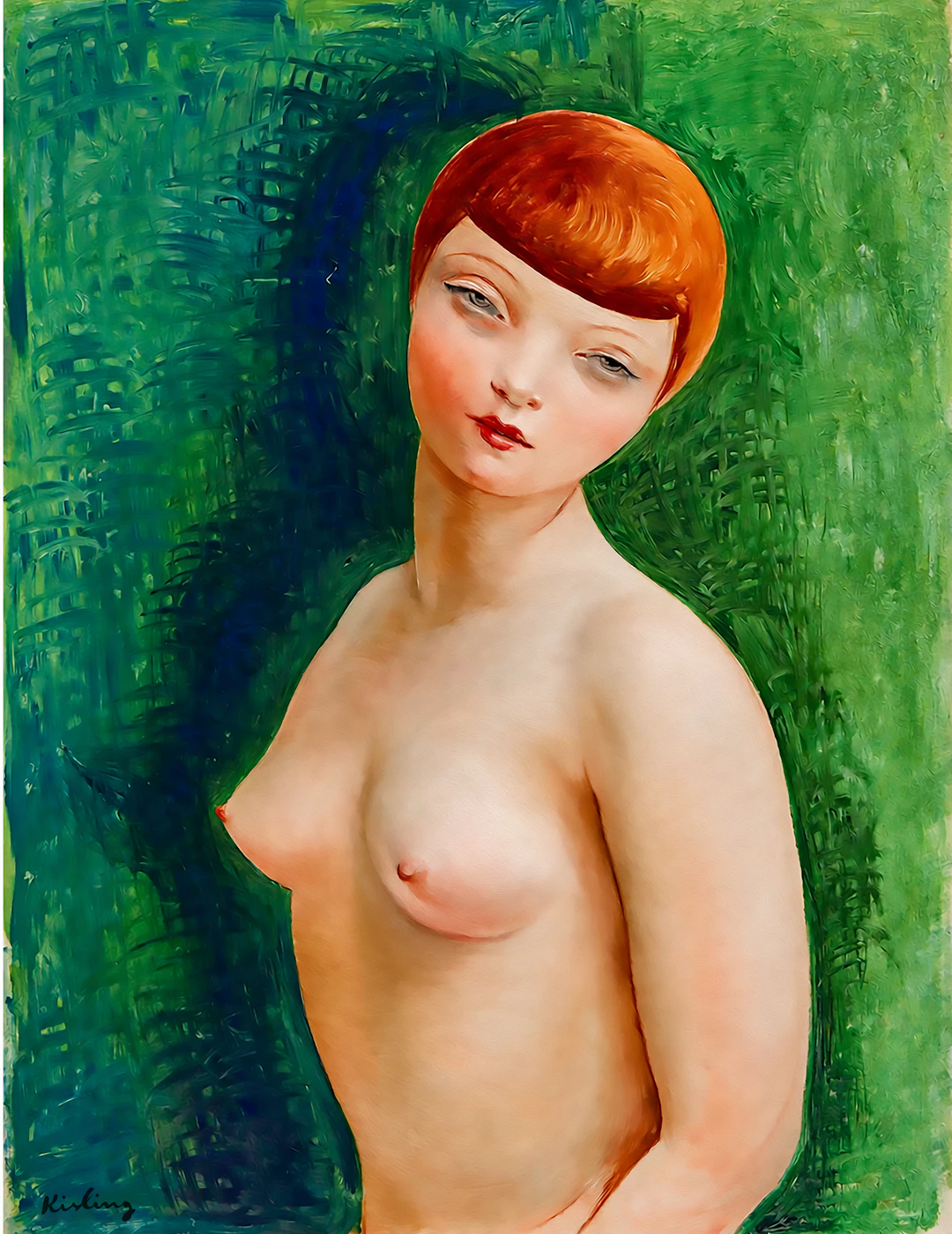 Moïse Kisling (d’après), Didi, sérigraphie sur Arches 1/50