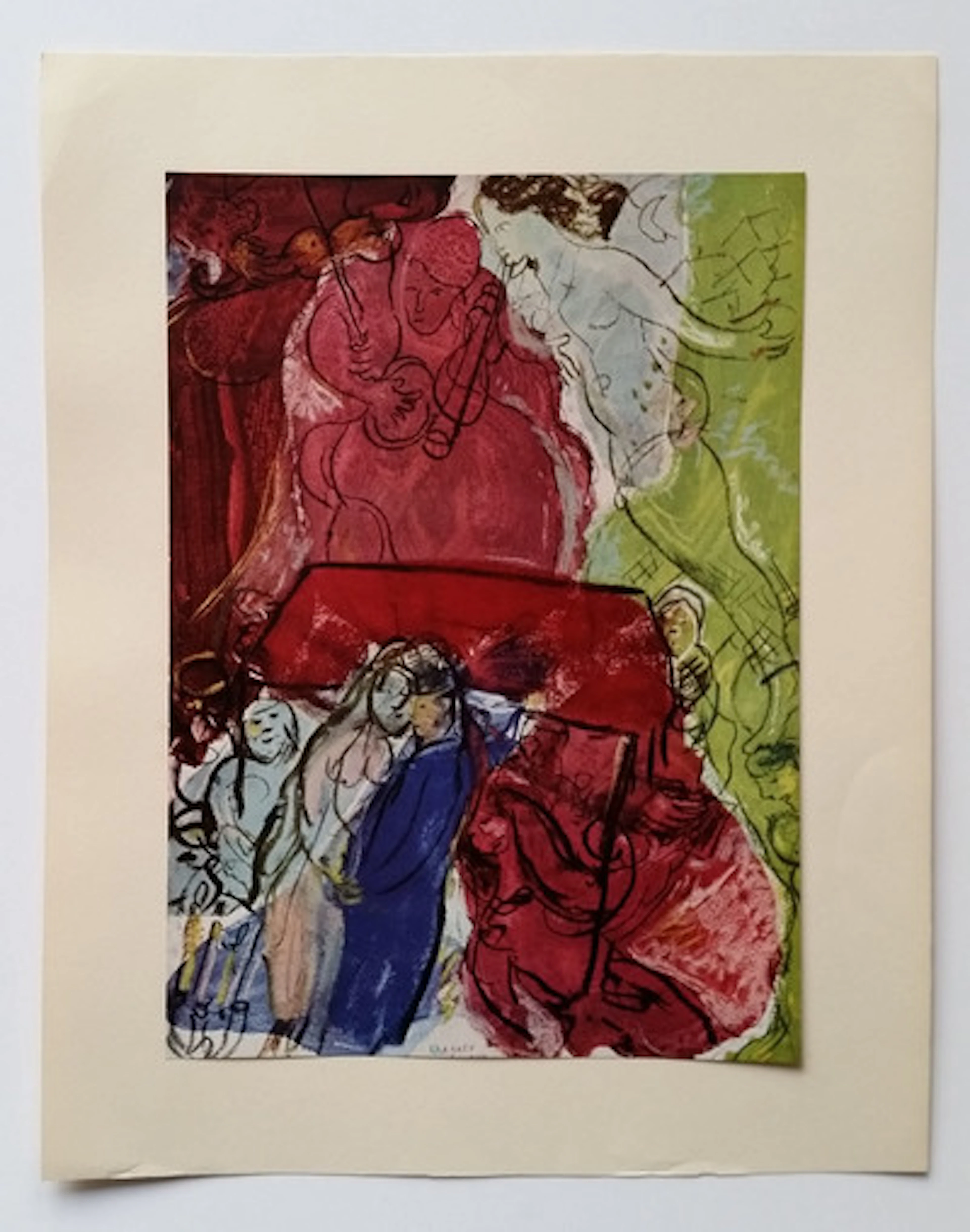 Marc CHAGALL (d’après) - Mariage, 1944 - Impression