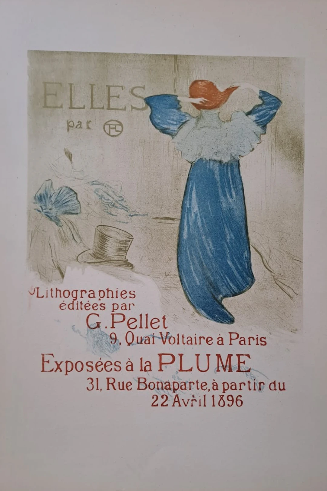 Henri de Toulouse-Lautrec (d’après) - Affiche pour Elles - Impression d’art