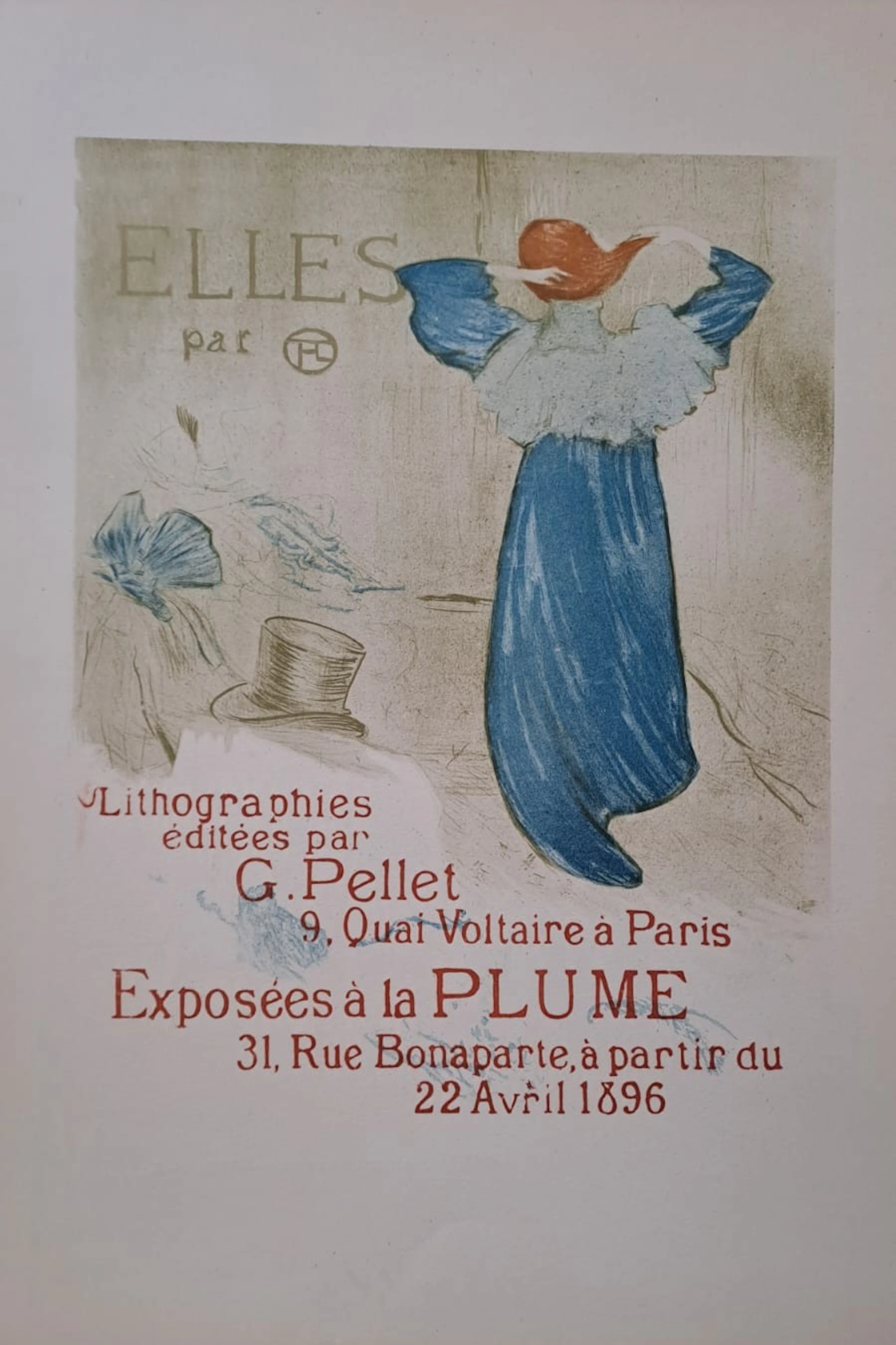 Henri de Toulouse-Lautrec (d’après) - Affiche pour Elles - Impression d’art