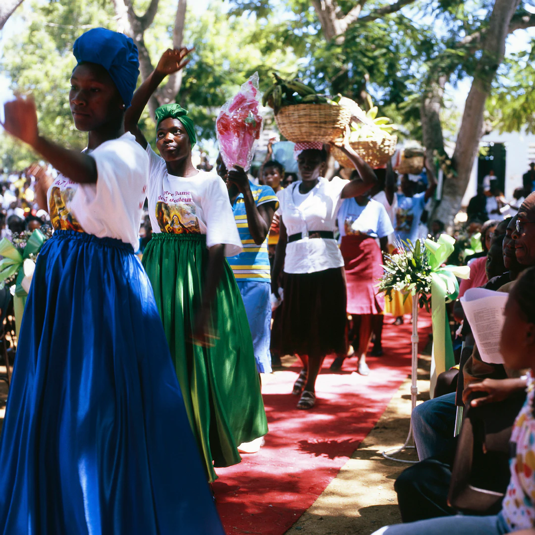 José Nicolas - Messe à Grand Boulage, Haiti 2014 - Tirage Fine art