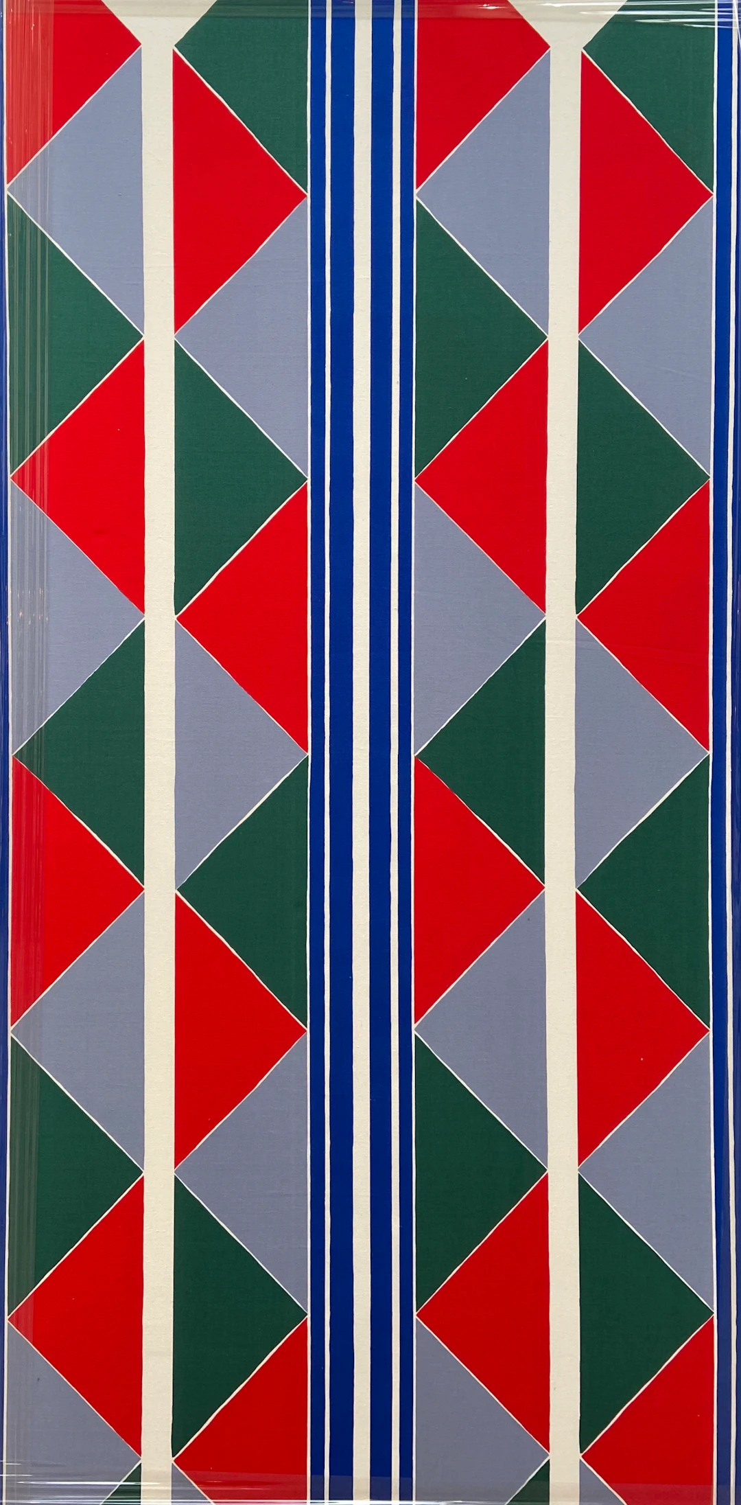 Sonia DELAUNAY (d’après) - Arlequin - Sérigraphie sur tissu, signée