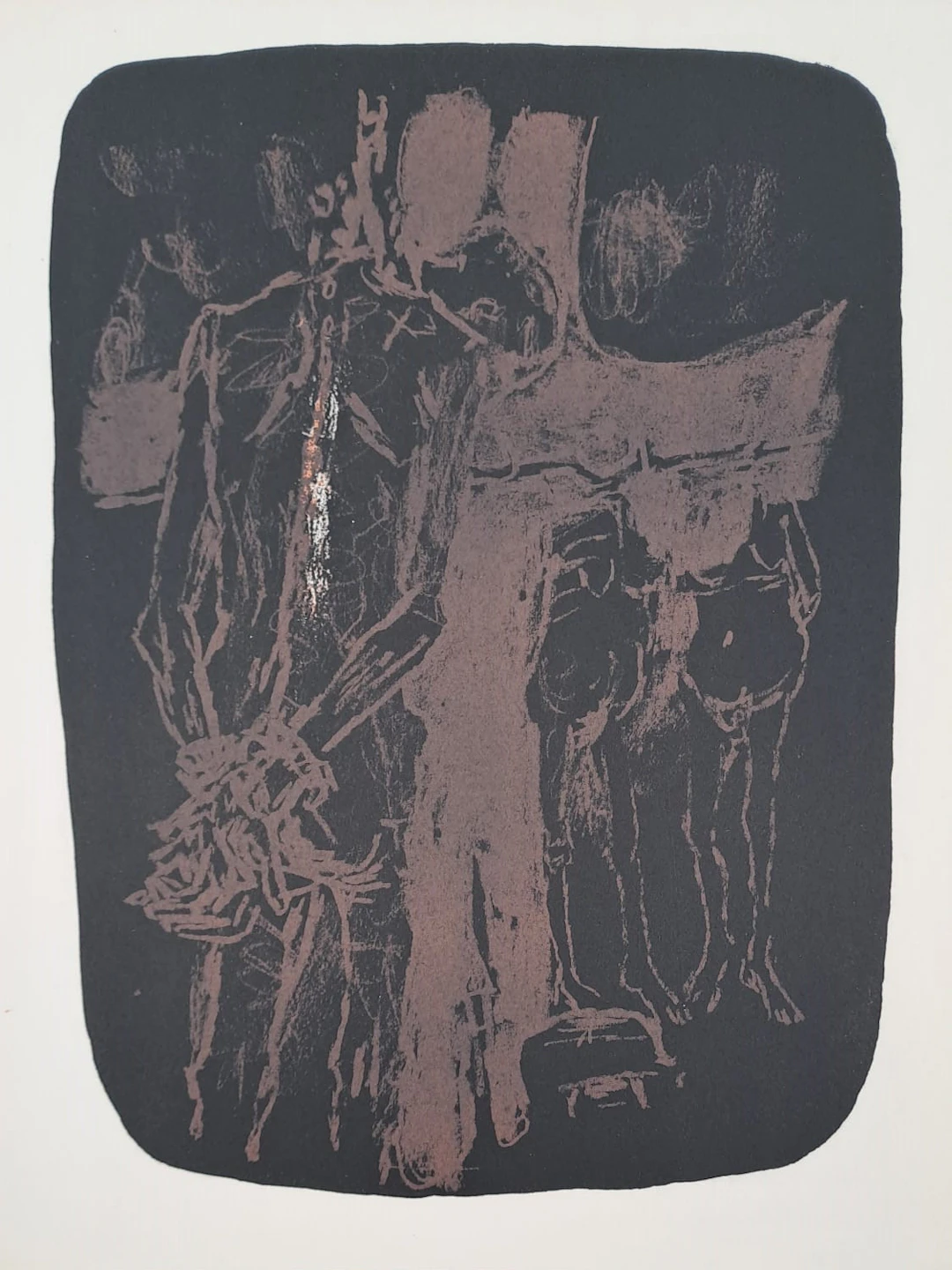 Paul Guiramand - La foule - Lithographie originale