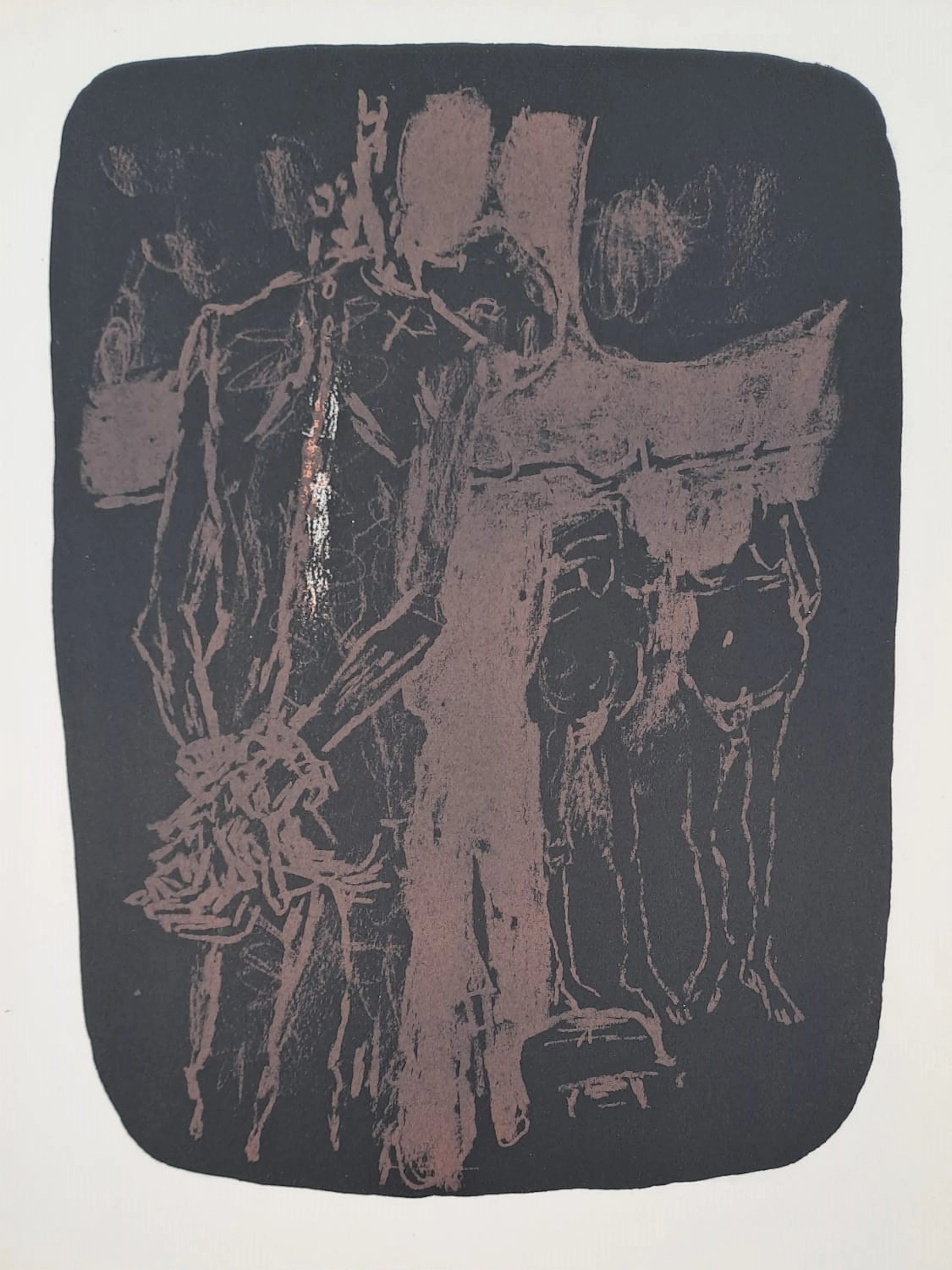 Paul Guiramand - La foule - Lithographie originale