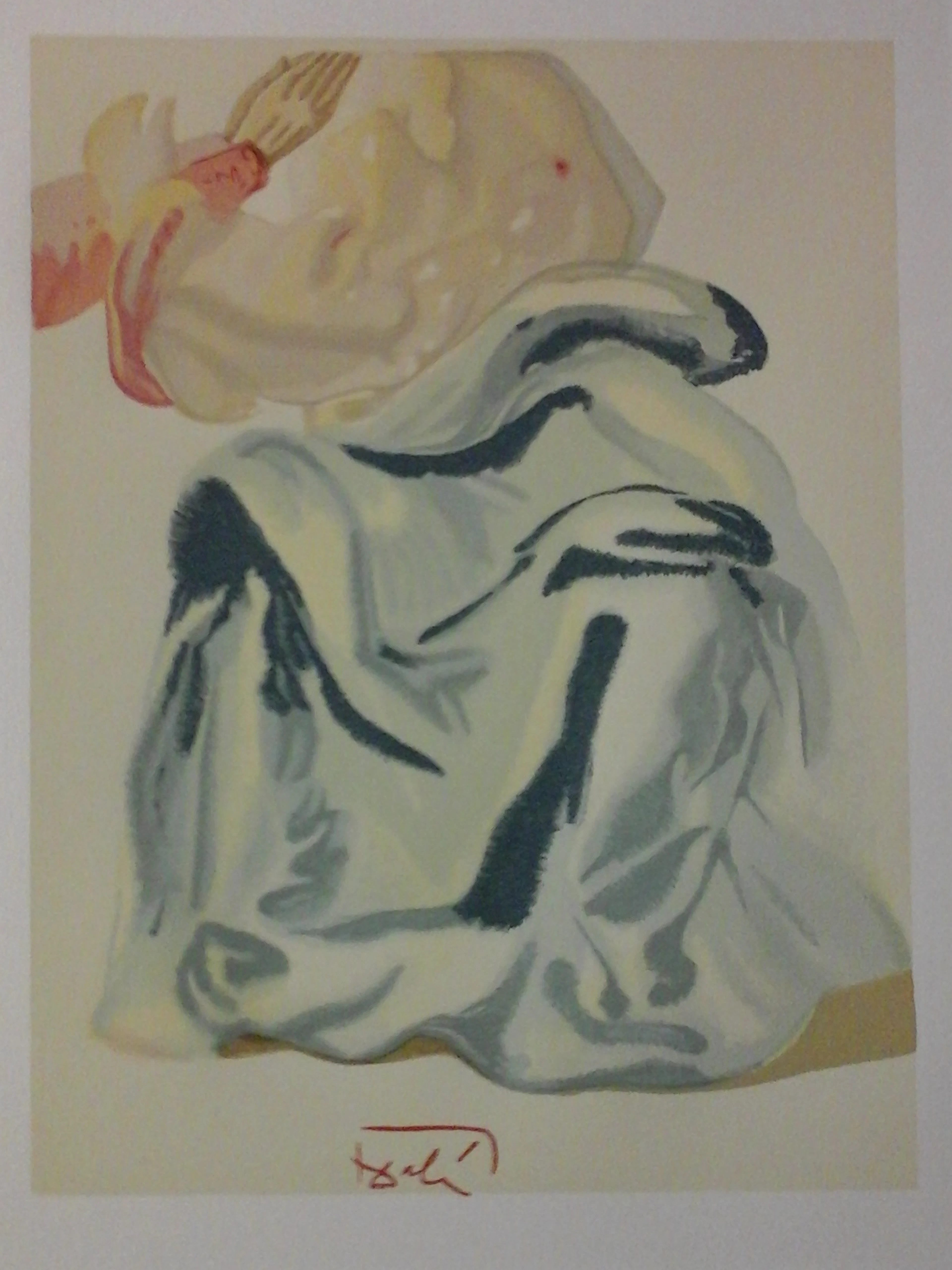 Salvador DALI - La Divine Comédie 10, 1960 - Gravure sur bois signée