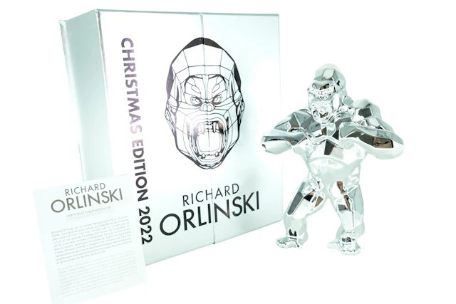 Richard ORLINSKI : Kong Christmas (Silver Edition) - Sculpture originale