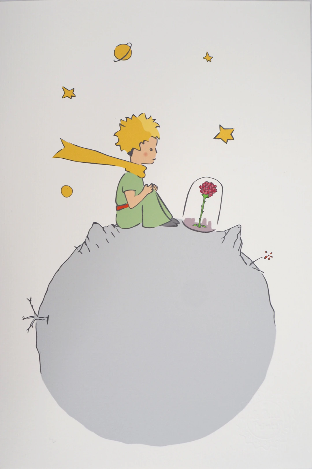 Antoine de Saint-Exupéry (d’après) - Le Petit Prince et la Rose, 2022