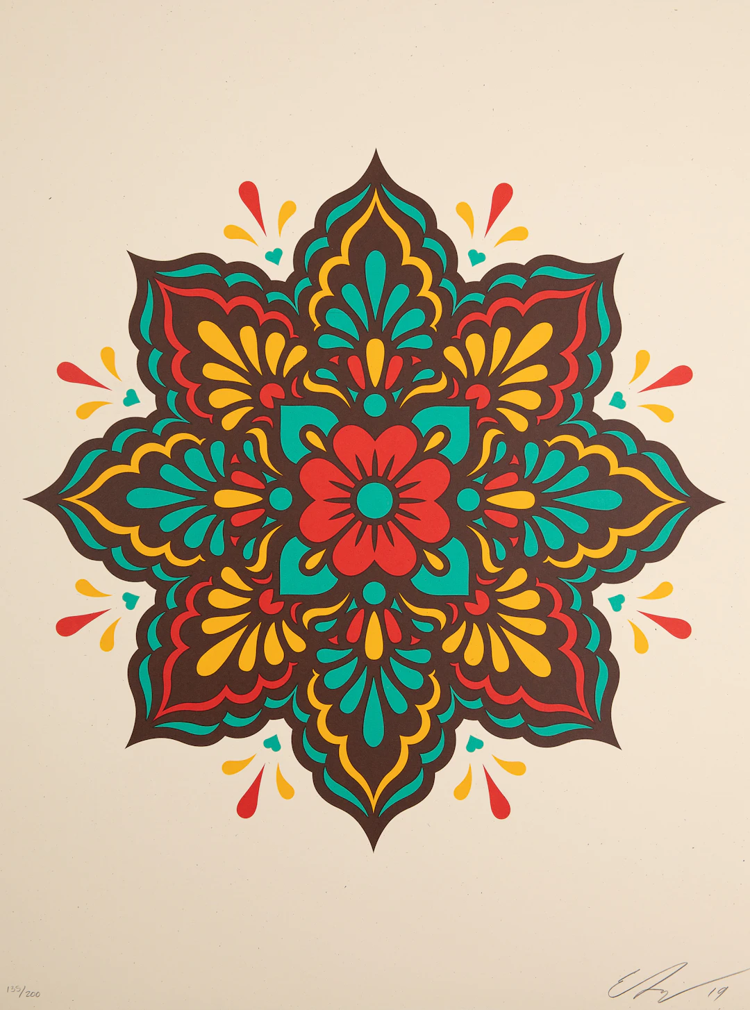 Ernesto YERENA : Bloom - Sérigraphie originale signée