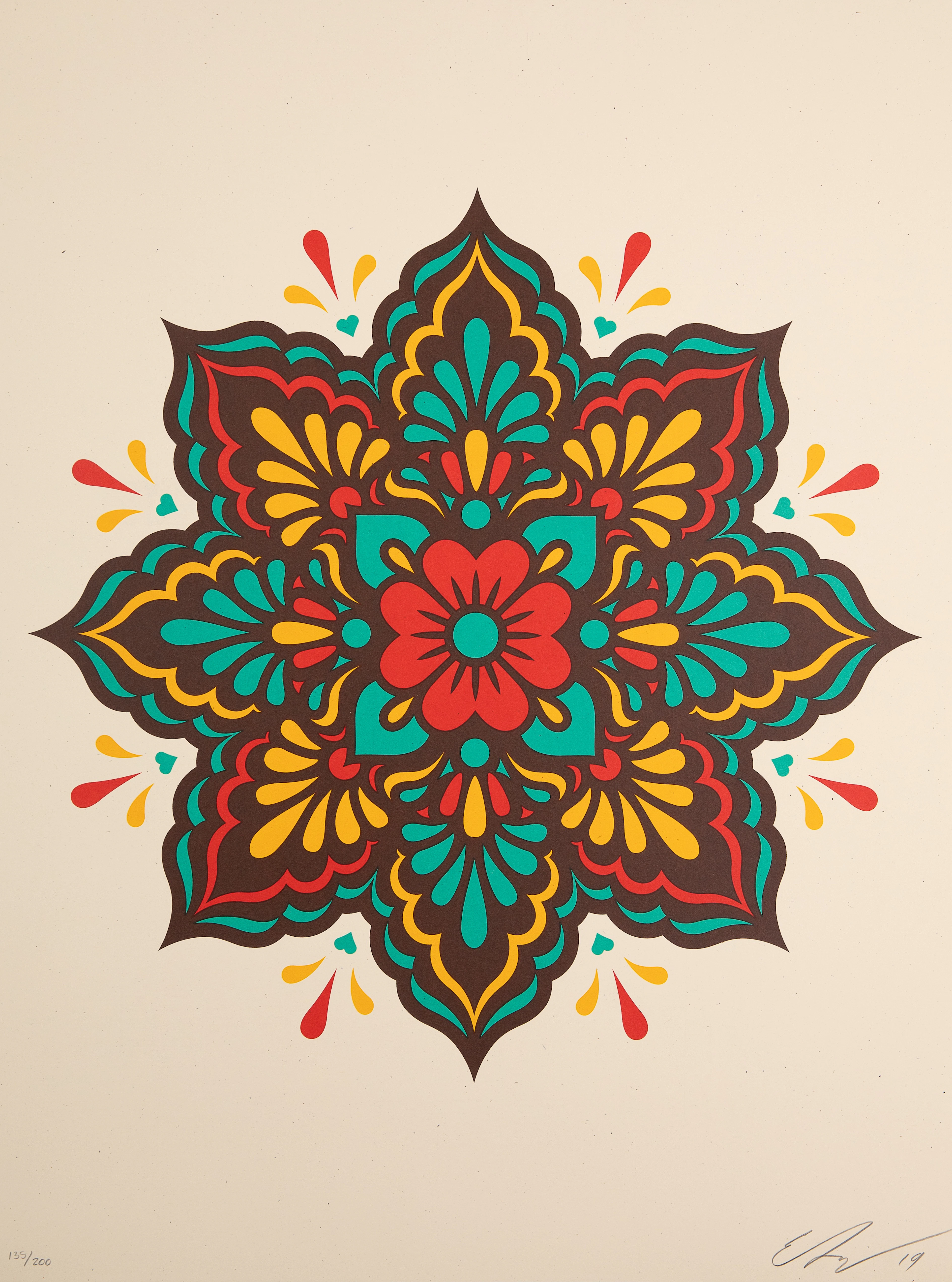 Ernesto YERENA : Bloom - Sérigraphie originale signée
