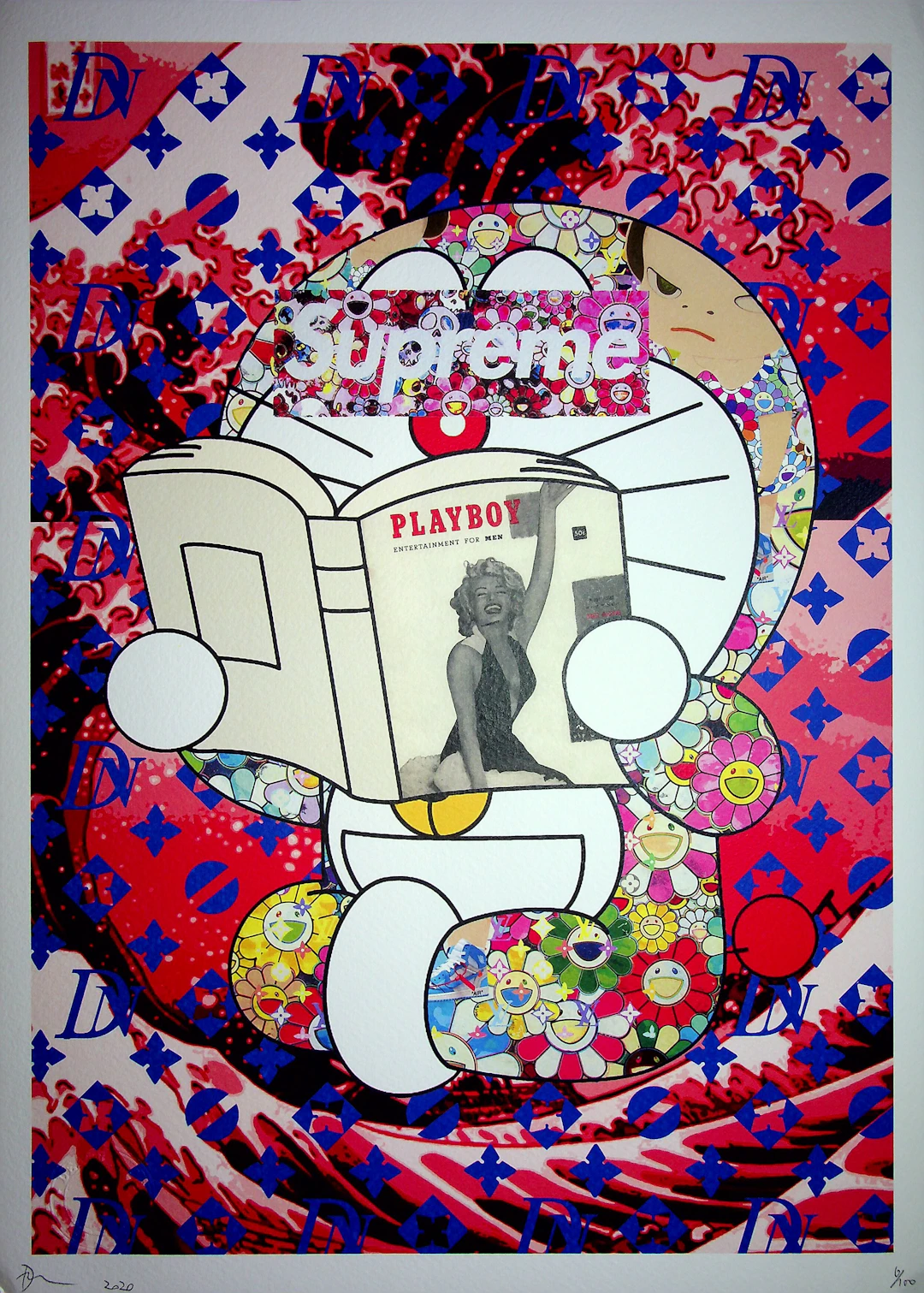 Death NYC - Playboy, 2020 - Sérigraphie originale signée