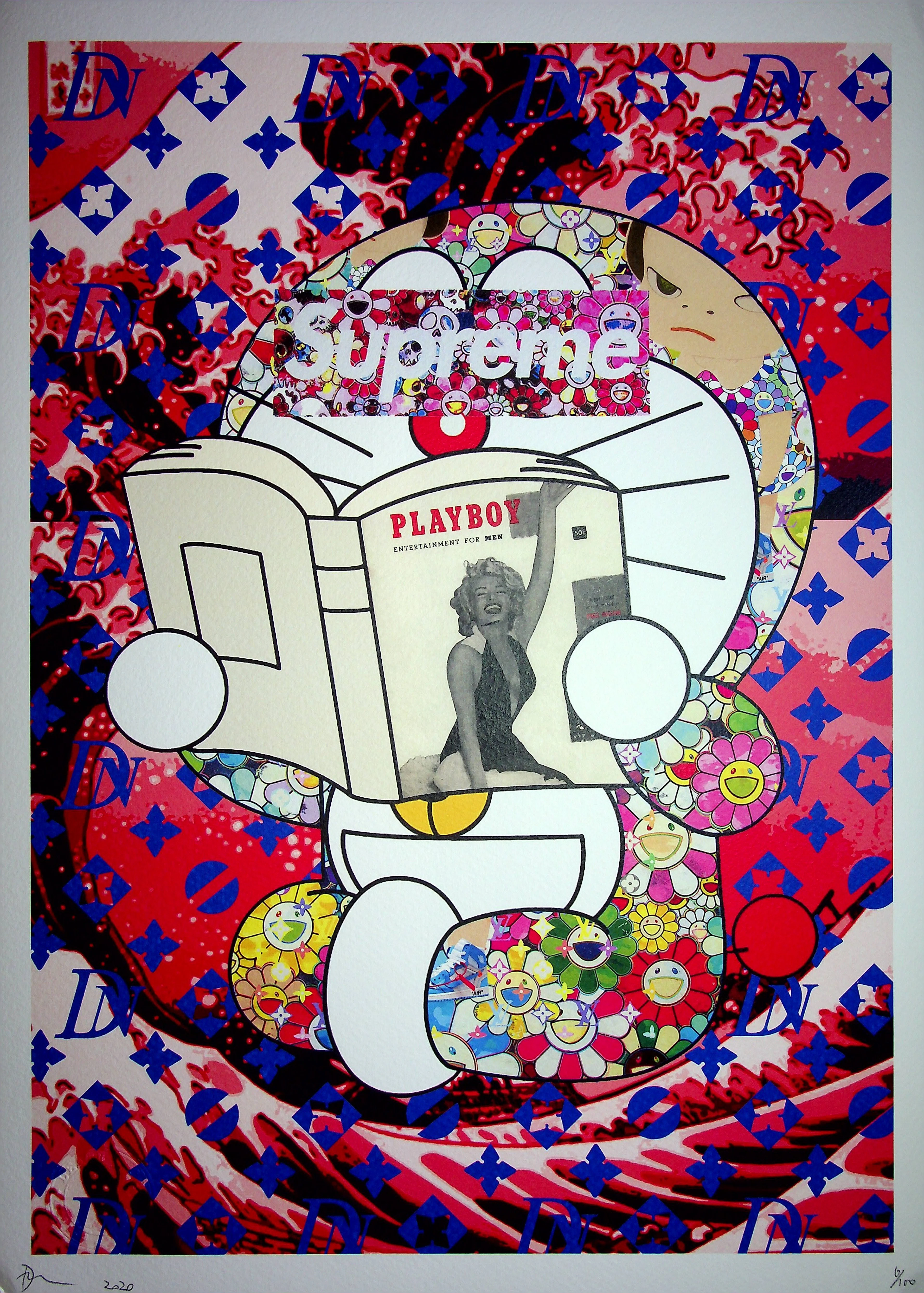 Death NYC - Playboy, 2020 - Sérigraphie originale signée