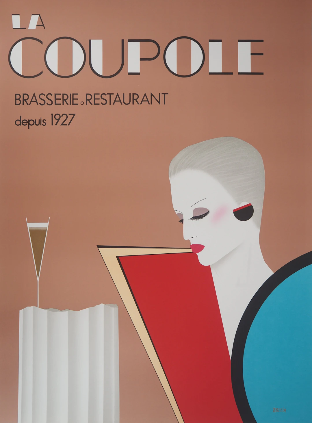RAZZIA : La Coupole - Affiche originale signée