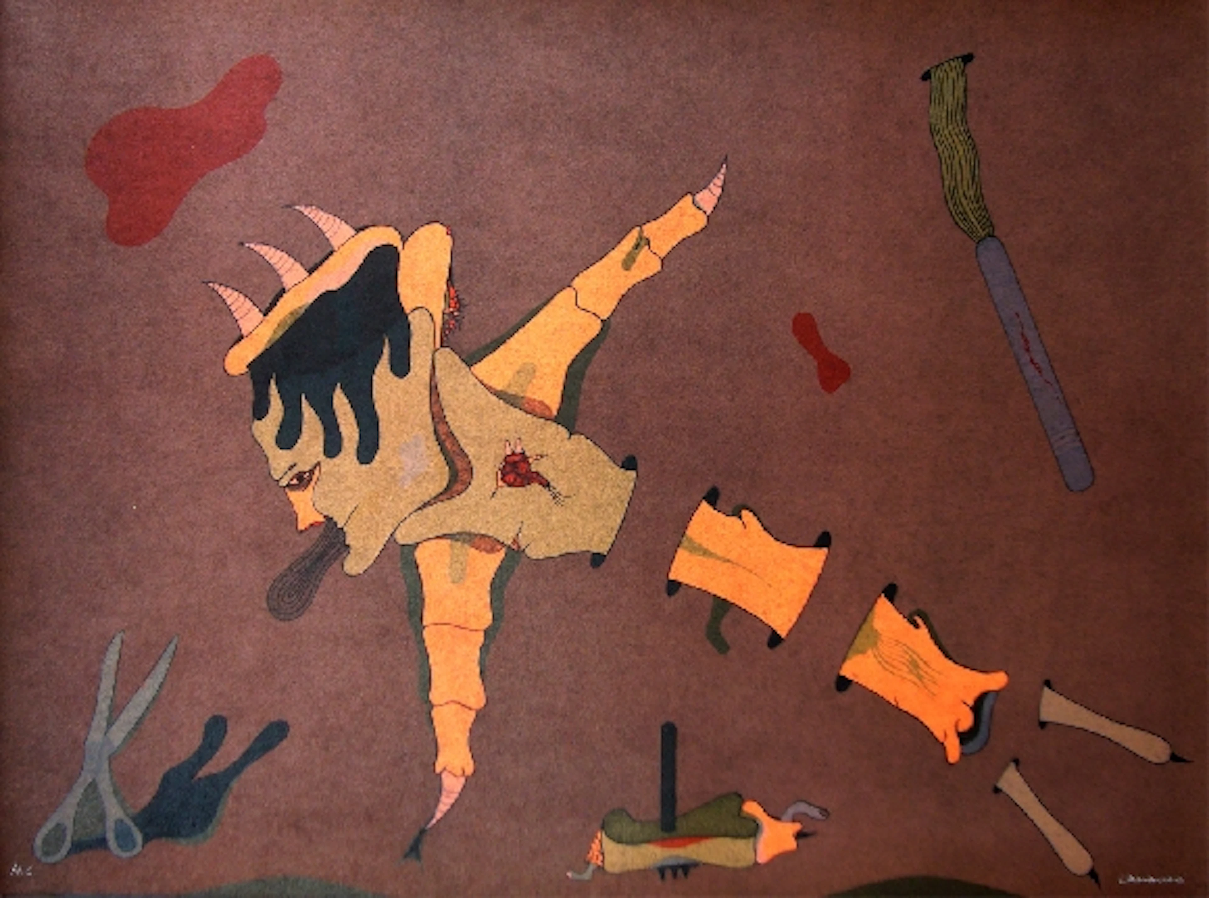 Jorge CAMACHO - Cenizas-8, 1974, Lithographie signée