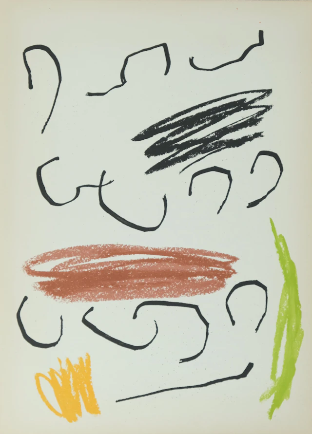 Joan MIRO : Obra Inedita Recent V - Lithographie originale