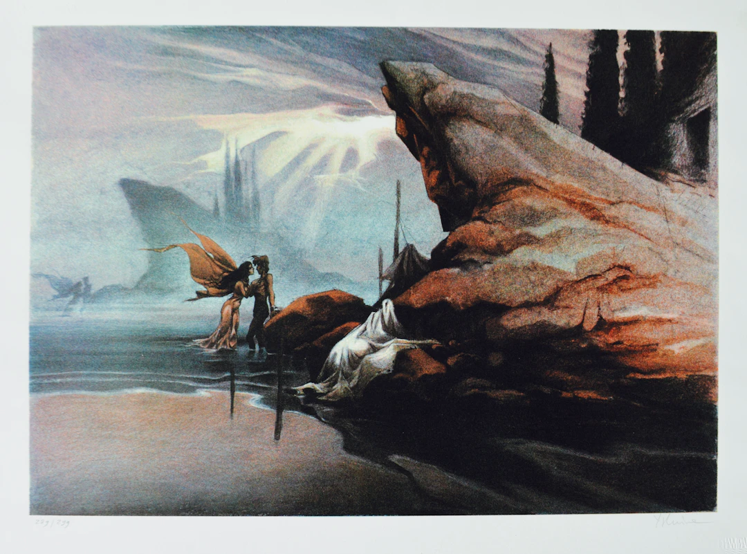Yslaire Bernard - L’ile aux Amants, 1995 - Sérigraphie signée