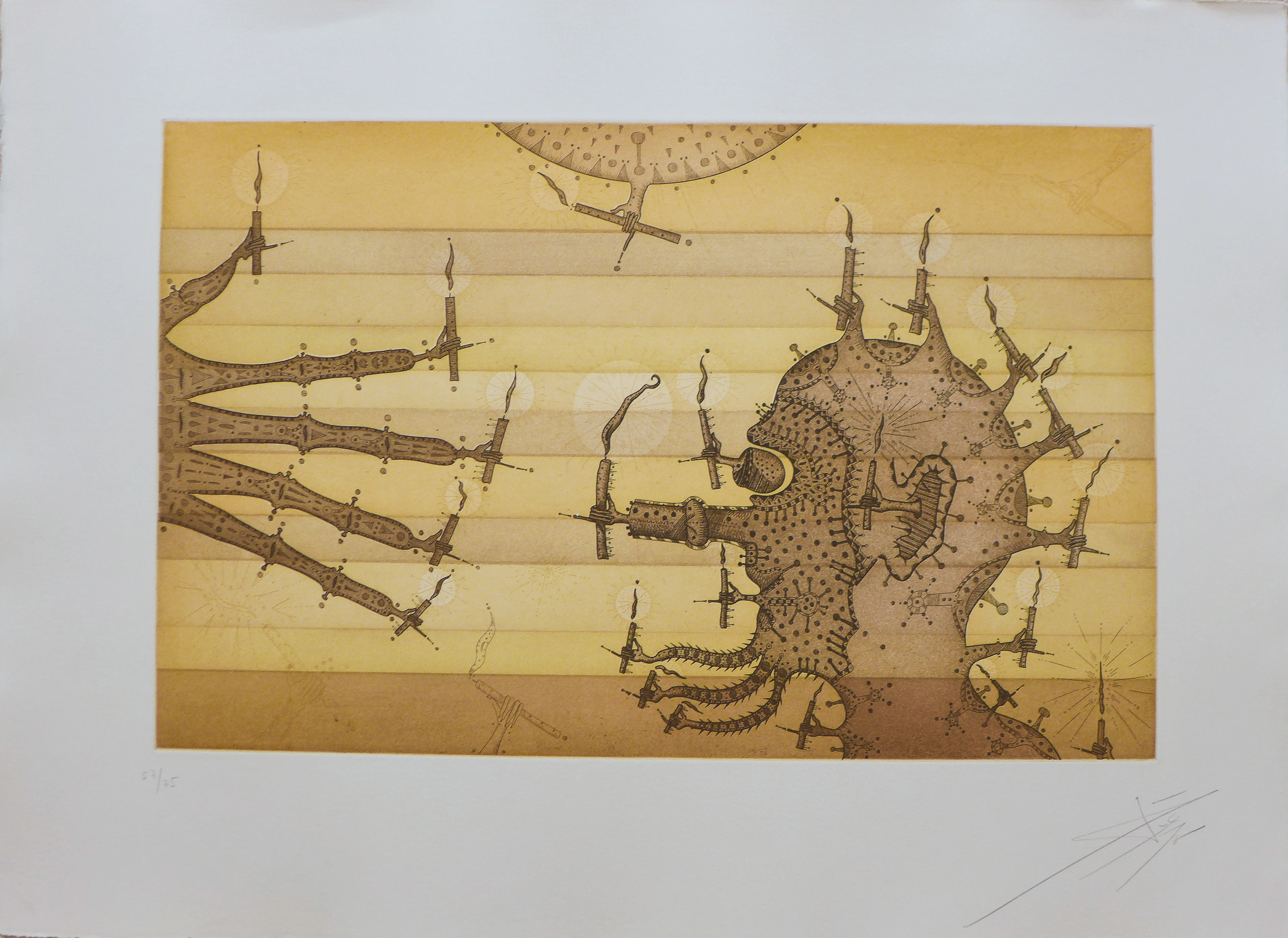 Joan PONC - Il luminat, 1973 - Lithographie signée au crayon