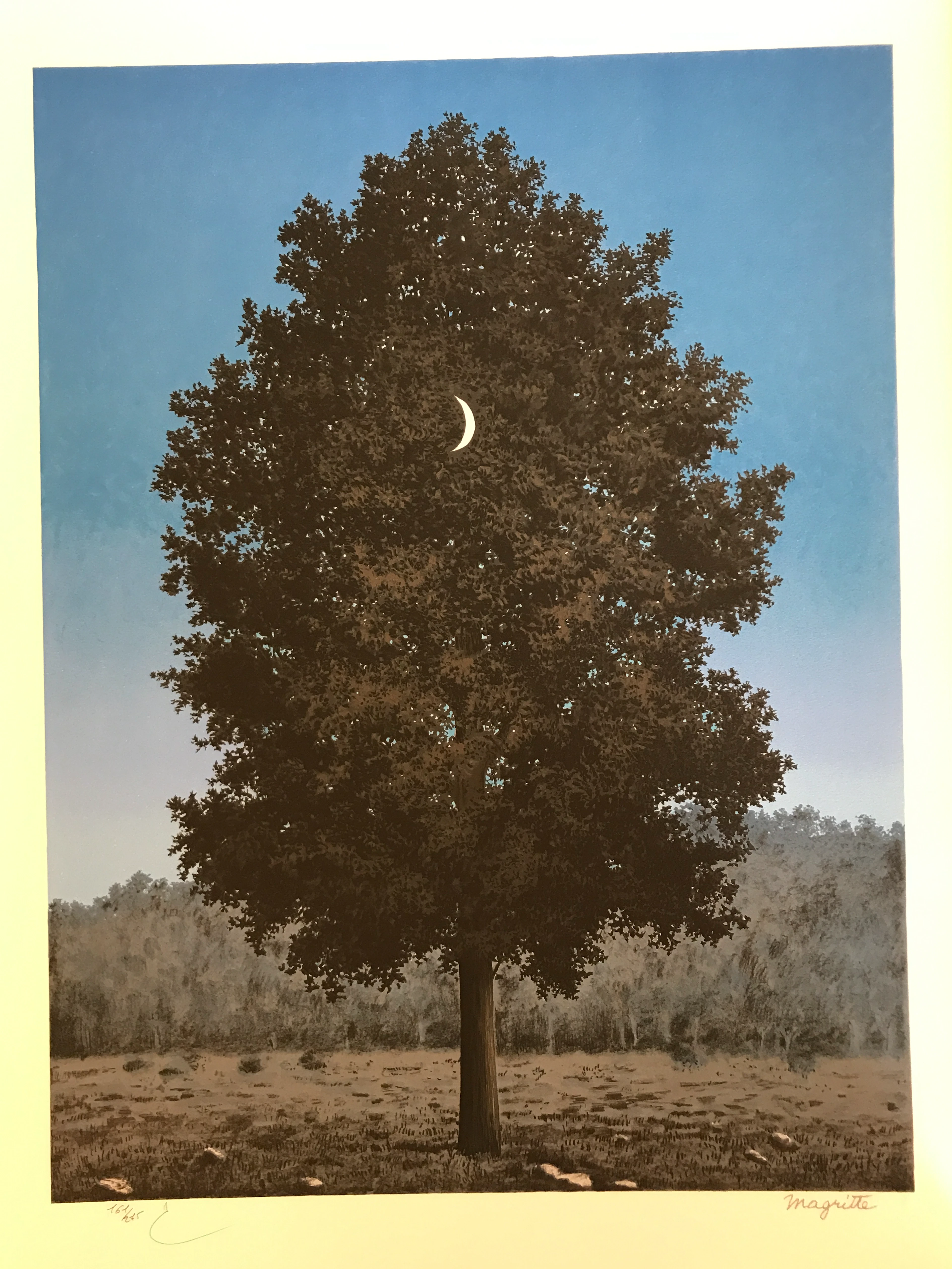 René MAGRITTE (d’après) - Le seize septembre - Lithographie