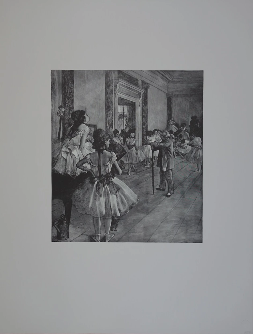 Edgar DEGAS (d’après) : La classe de Danse - Gravure originale