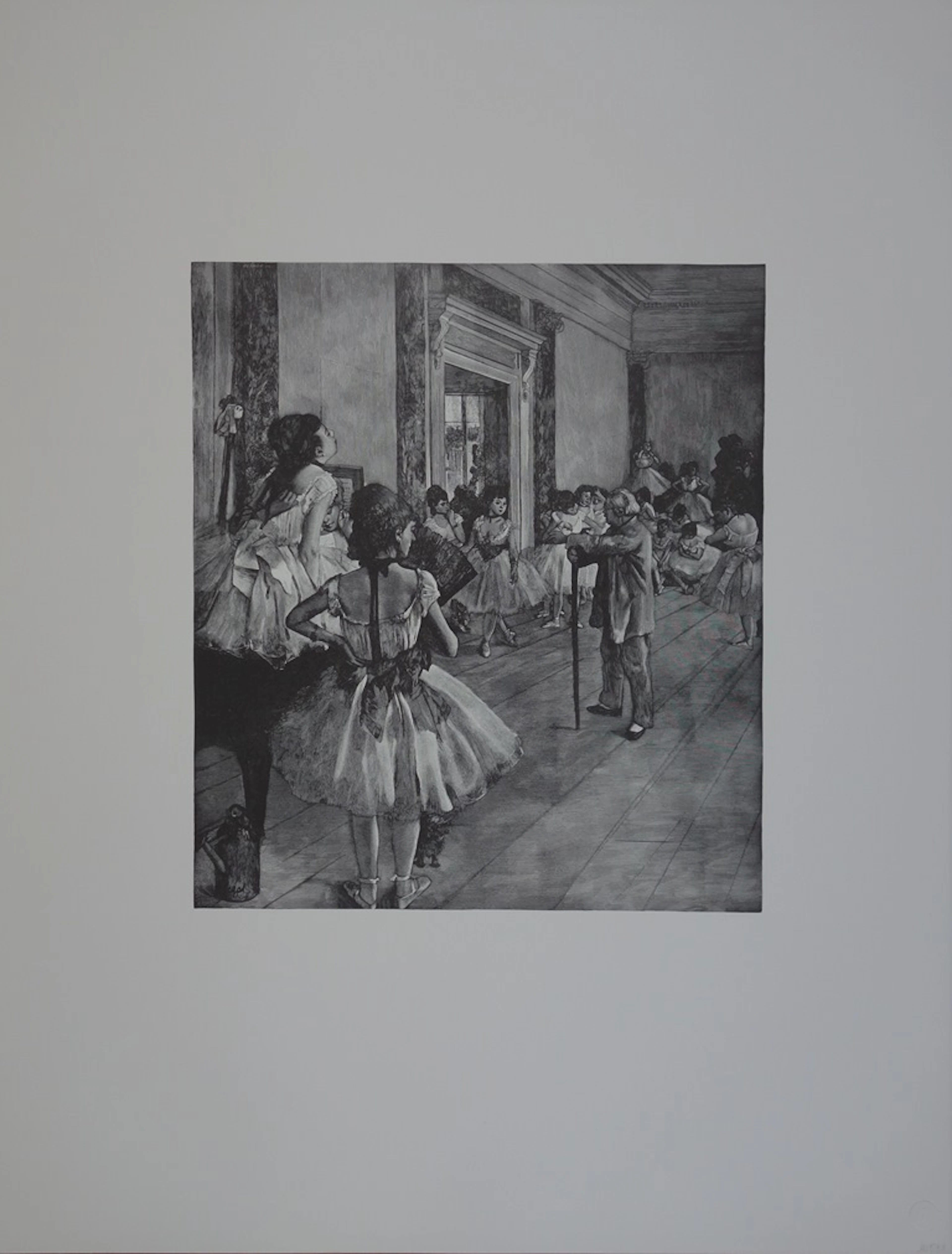 Edgar DEGAS (d’après) : La classe de Danse - Gravure originale