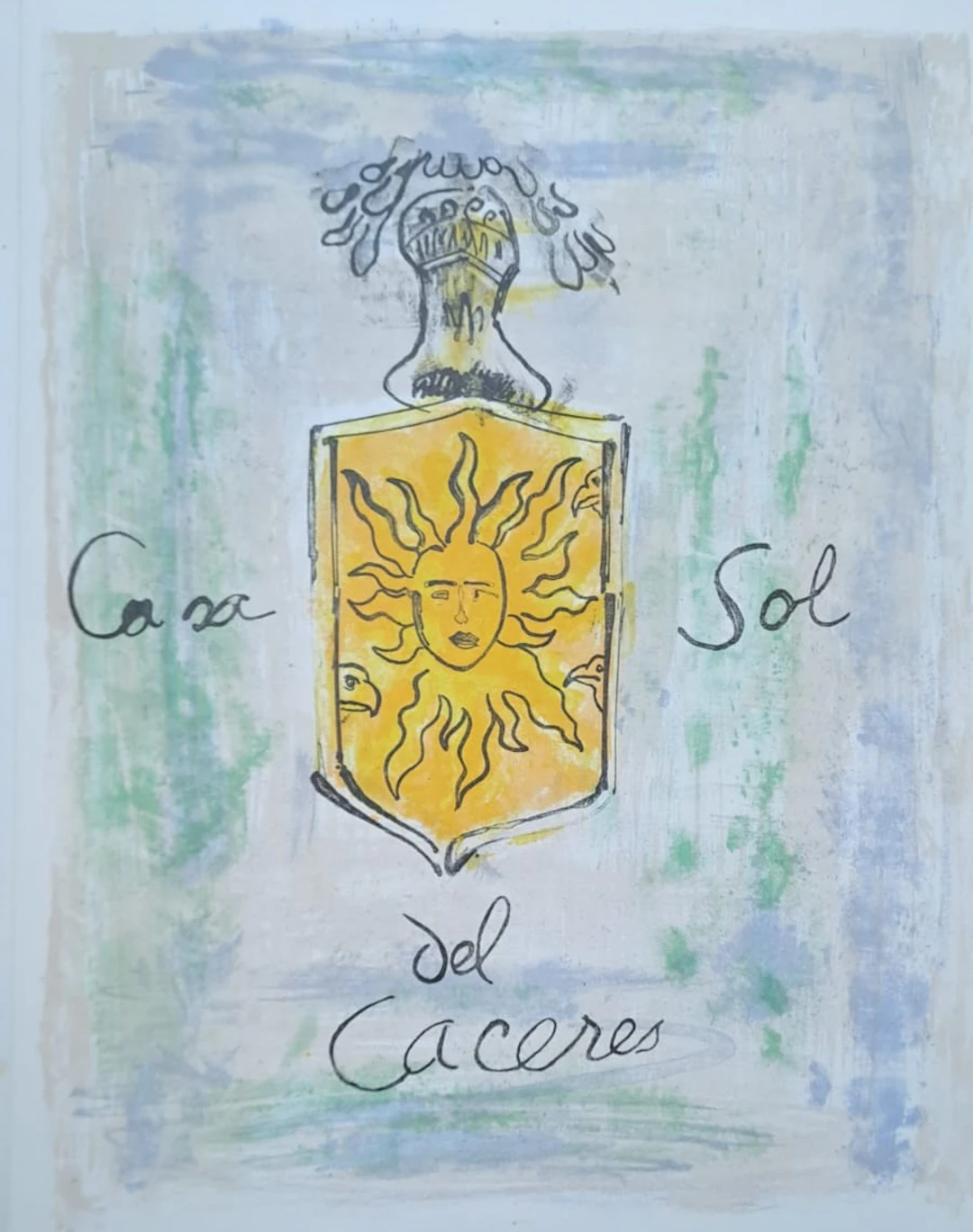 Jacques Birr - Casa sol del Caceres - Lithographie originale