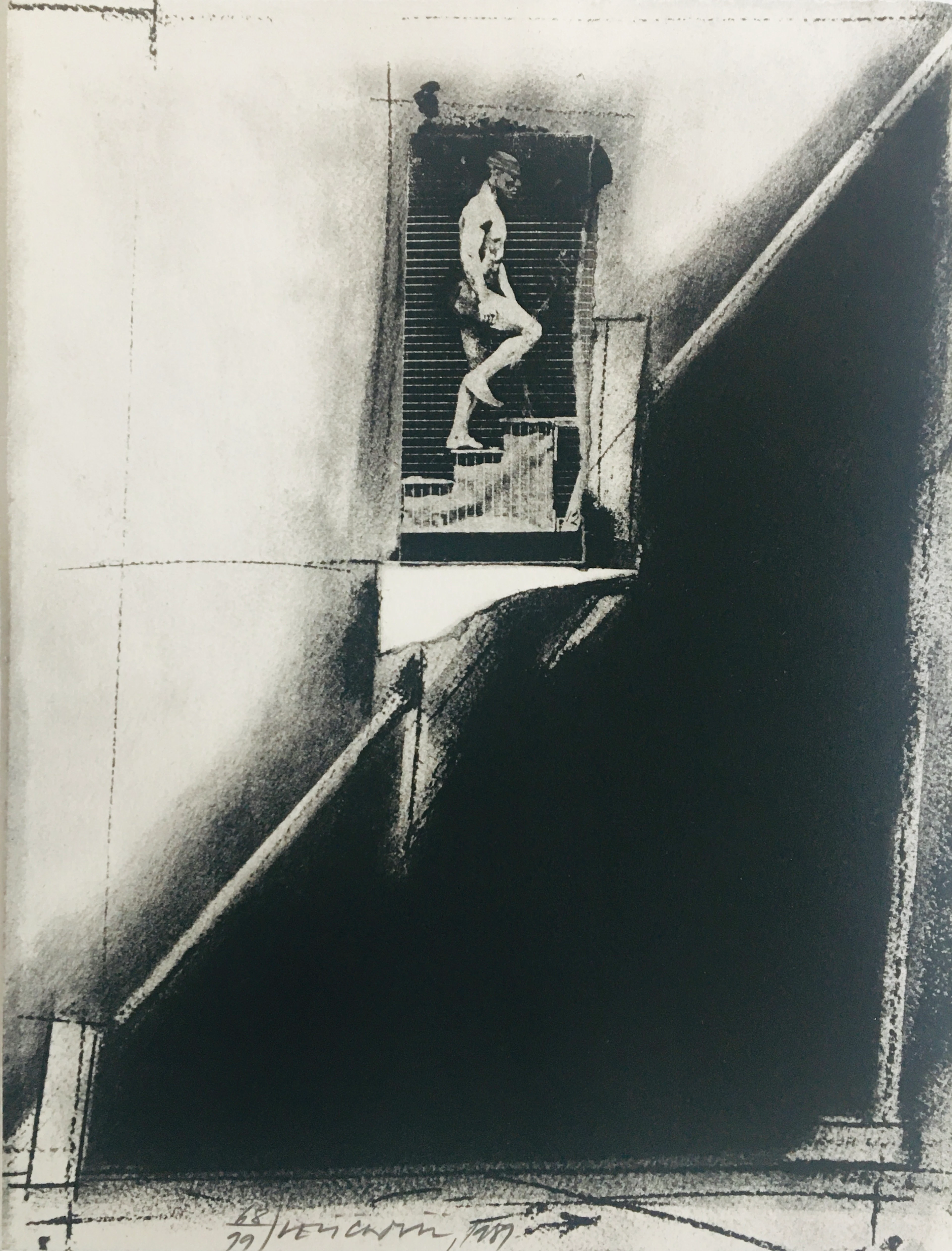 Vladimir VELICKOVIC - Sans-titre, 1989 - Lithographie originale signée