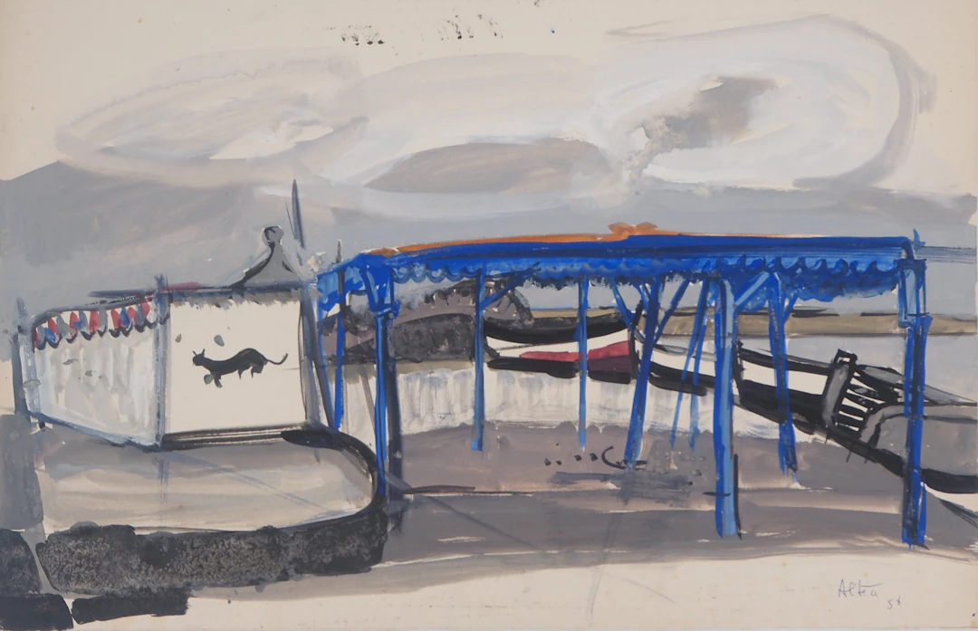 Michel HENRY - Cirque à Altea, 1958- Dessin