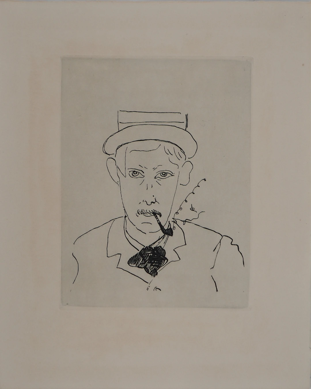 Maurice DE VLAMINCK : Rive gauche, Derain, Gravure originale
