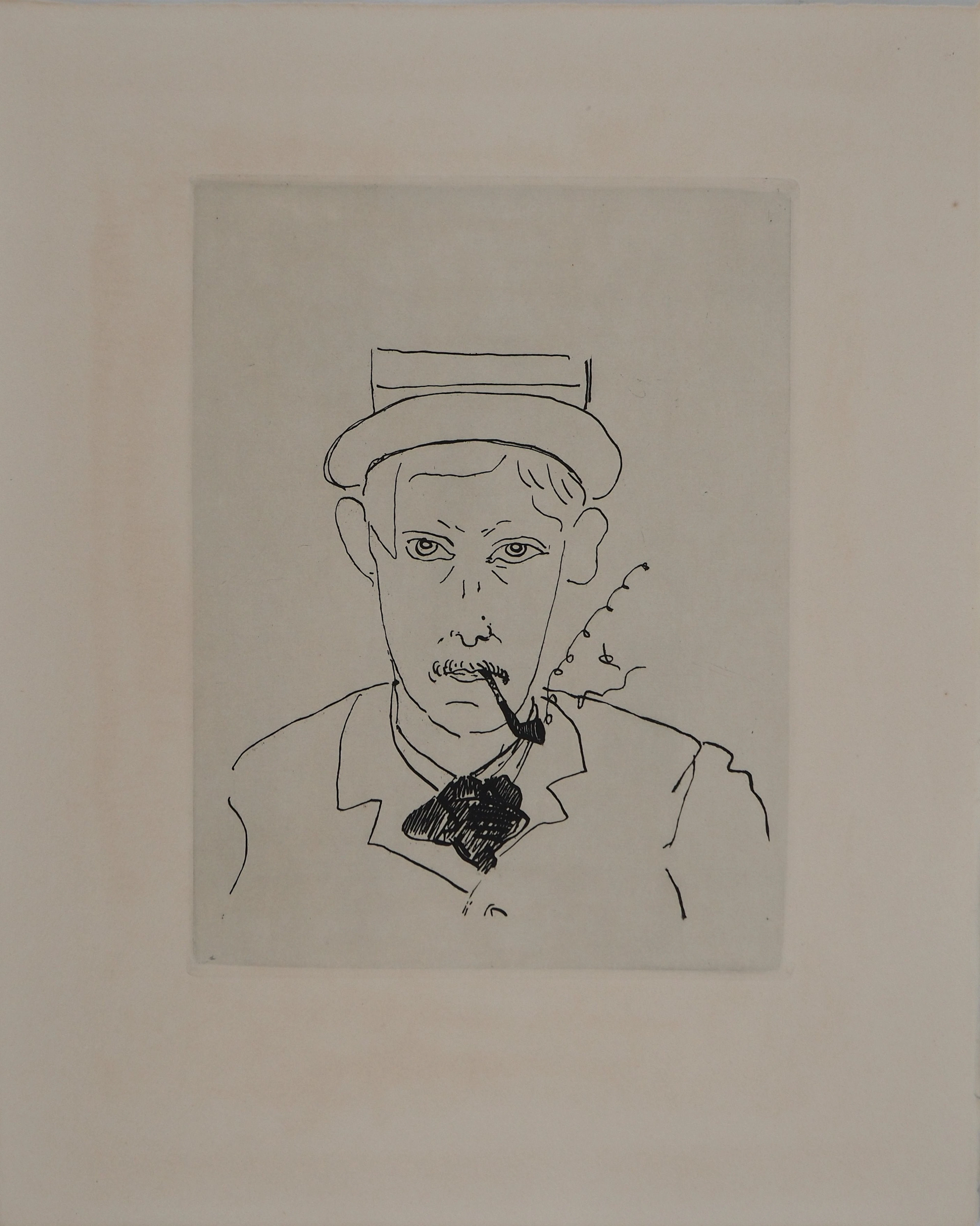 Maurice DE VLAMINCK : Rive gauche, Derain, Gravure originale