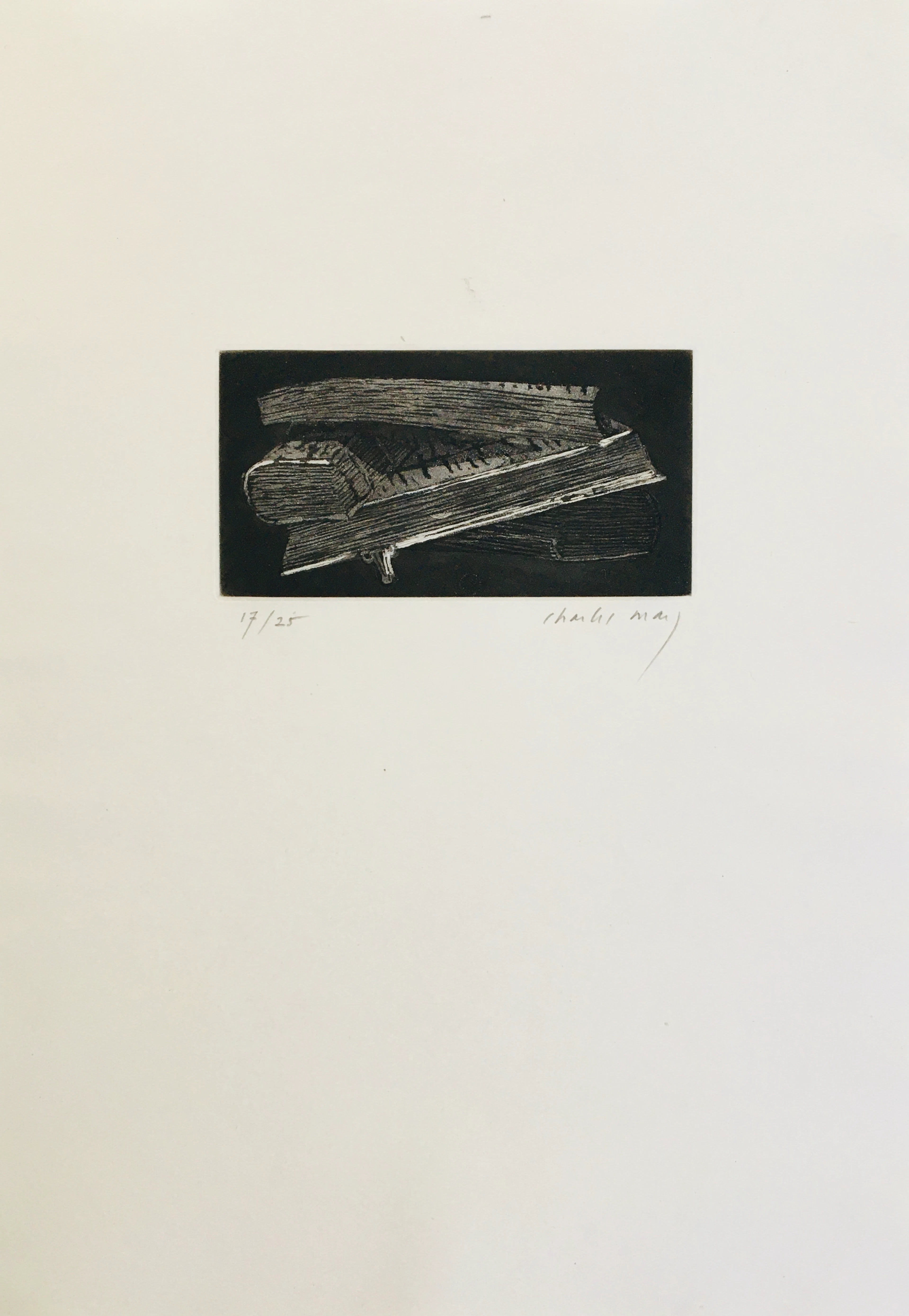 Charles MARCQ - Le livre des livres, 1972 - Aquatinte originale signée