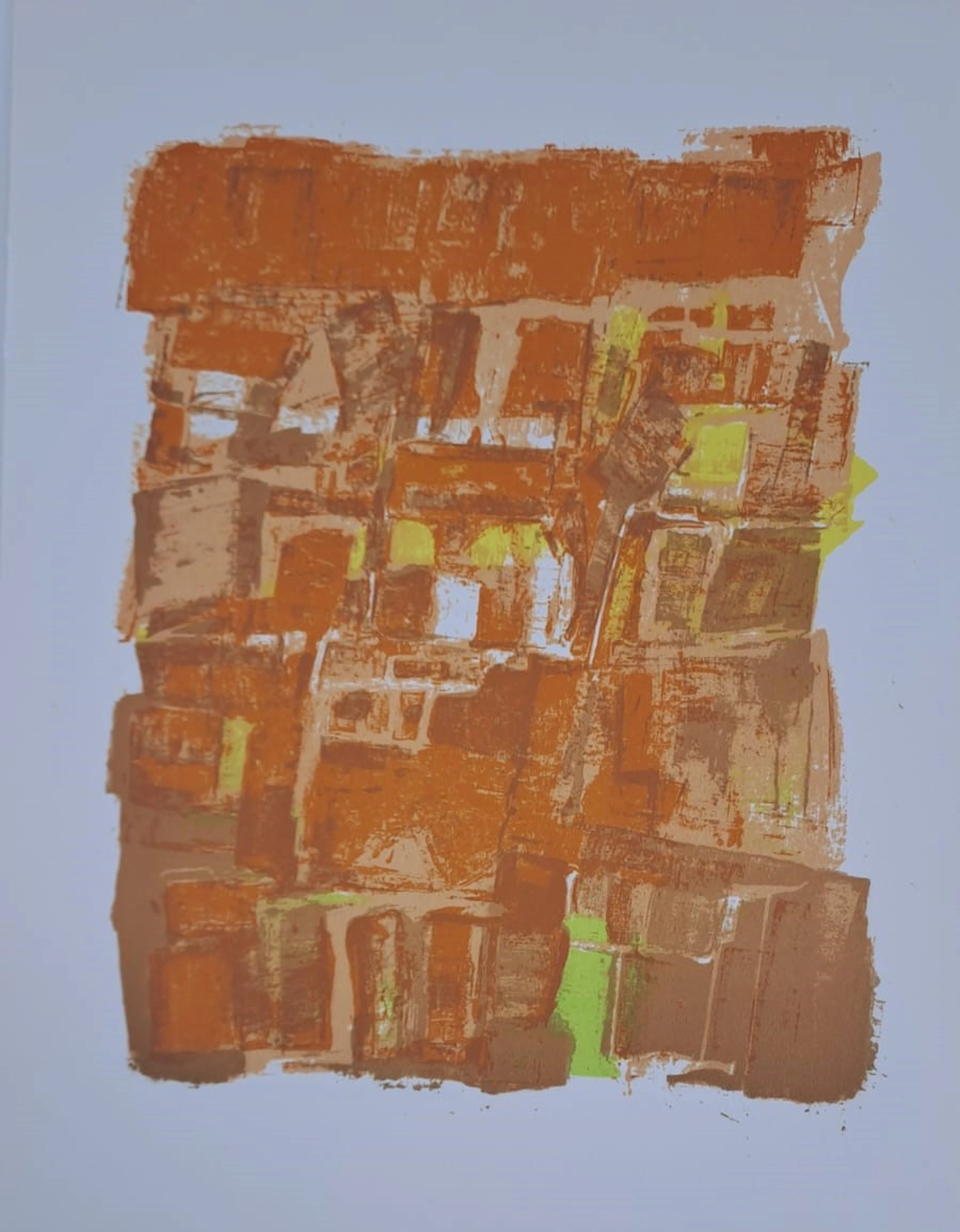 Orlando Pelayo - Composition II - Lithographie originale