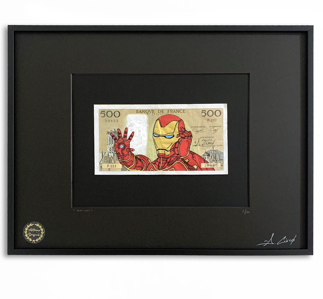 Cisco - Iron’Art, 2026 - Acrylique sur billet