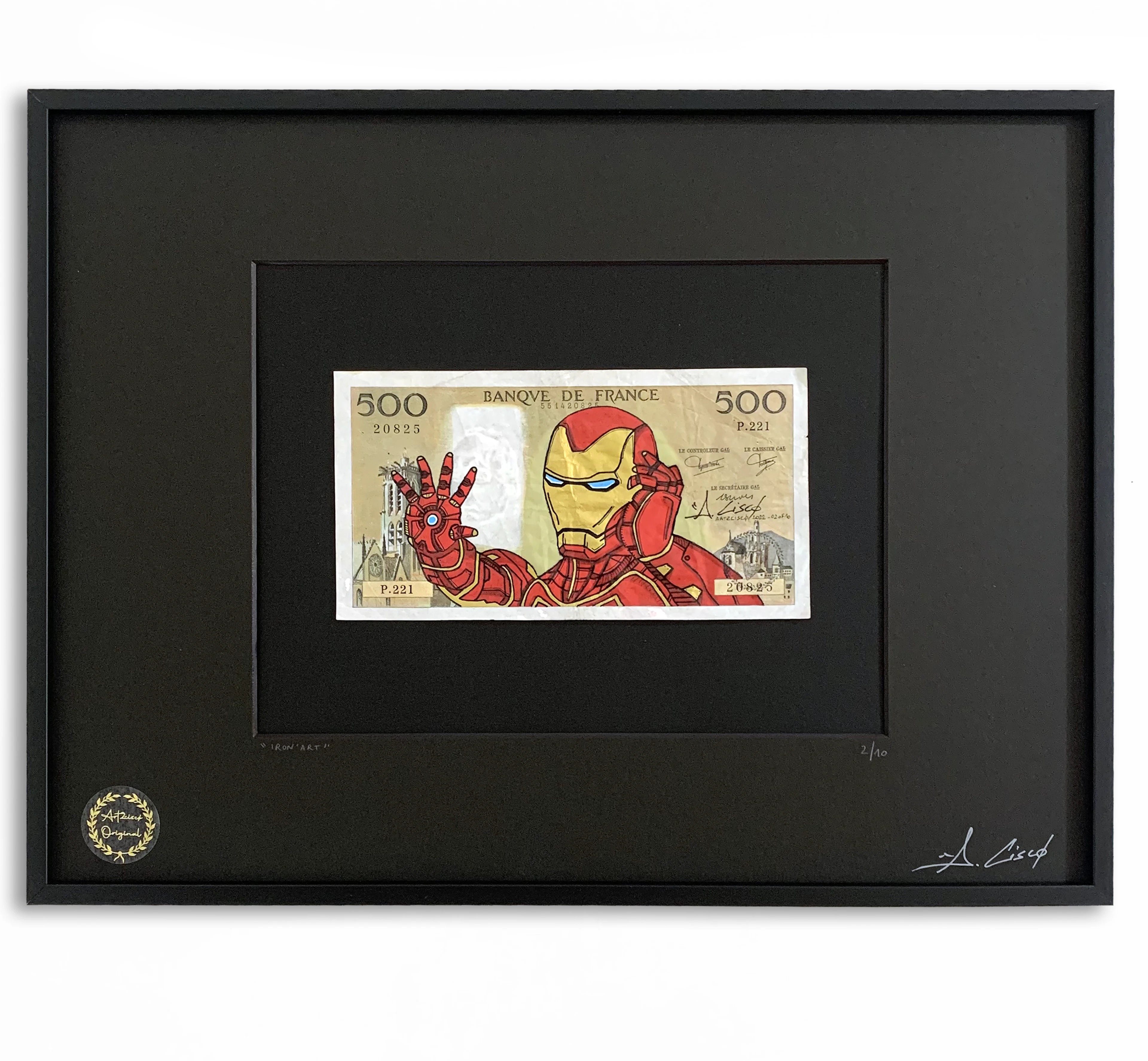 Cisco - Iron’Art, 2026 - Acrylique sur billet