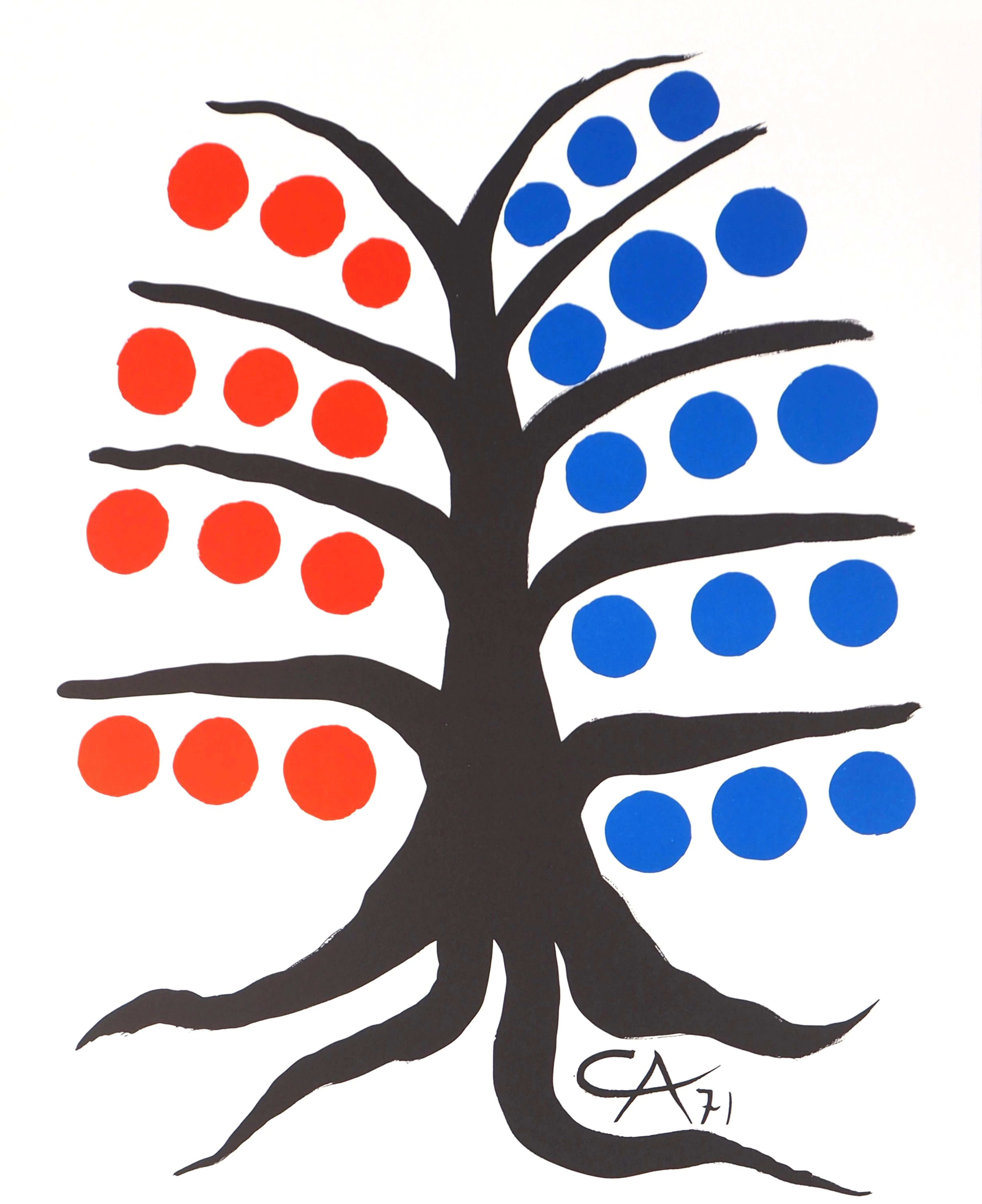 Alexander CALDER (d’après) : Arbre heureux, 1971 - Lithographie signée