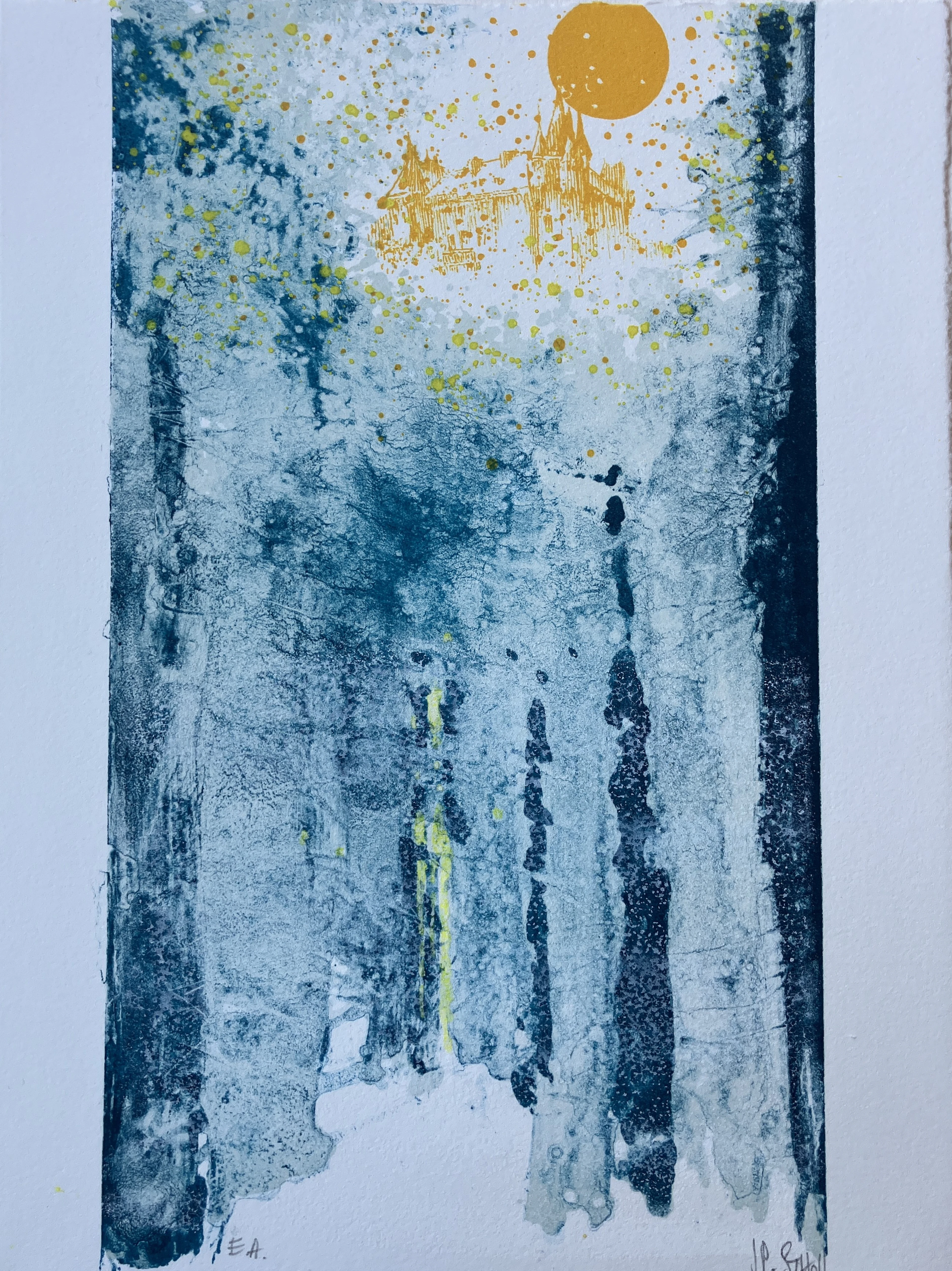 Jean-Pierre STHOLL - Forêts fantômes, 2013 - 4 lithographies