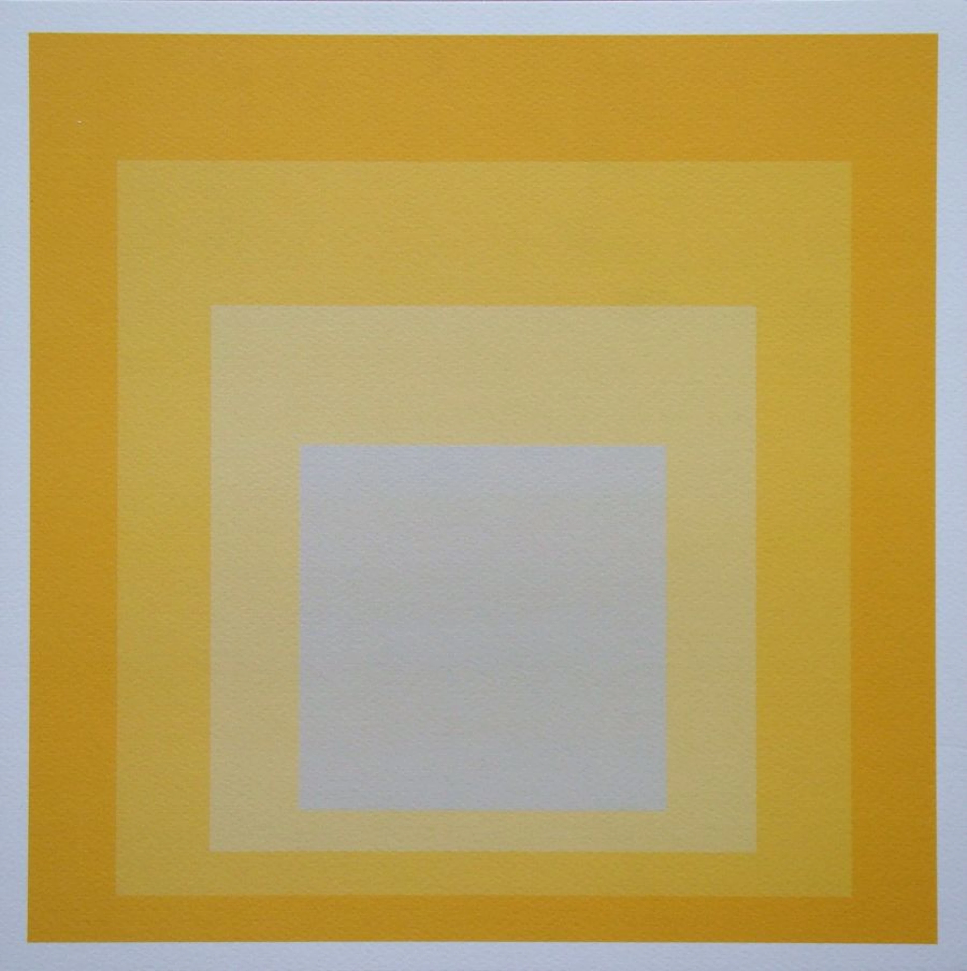 Josef ALBERS (d'après) - Hommage à la place, 1979 - Sérigraphie en