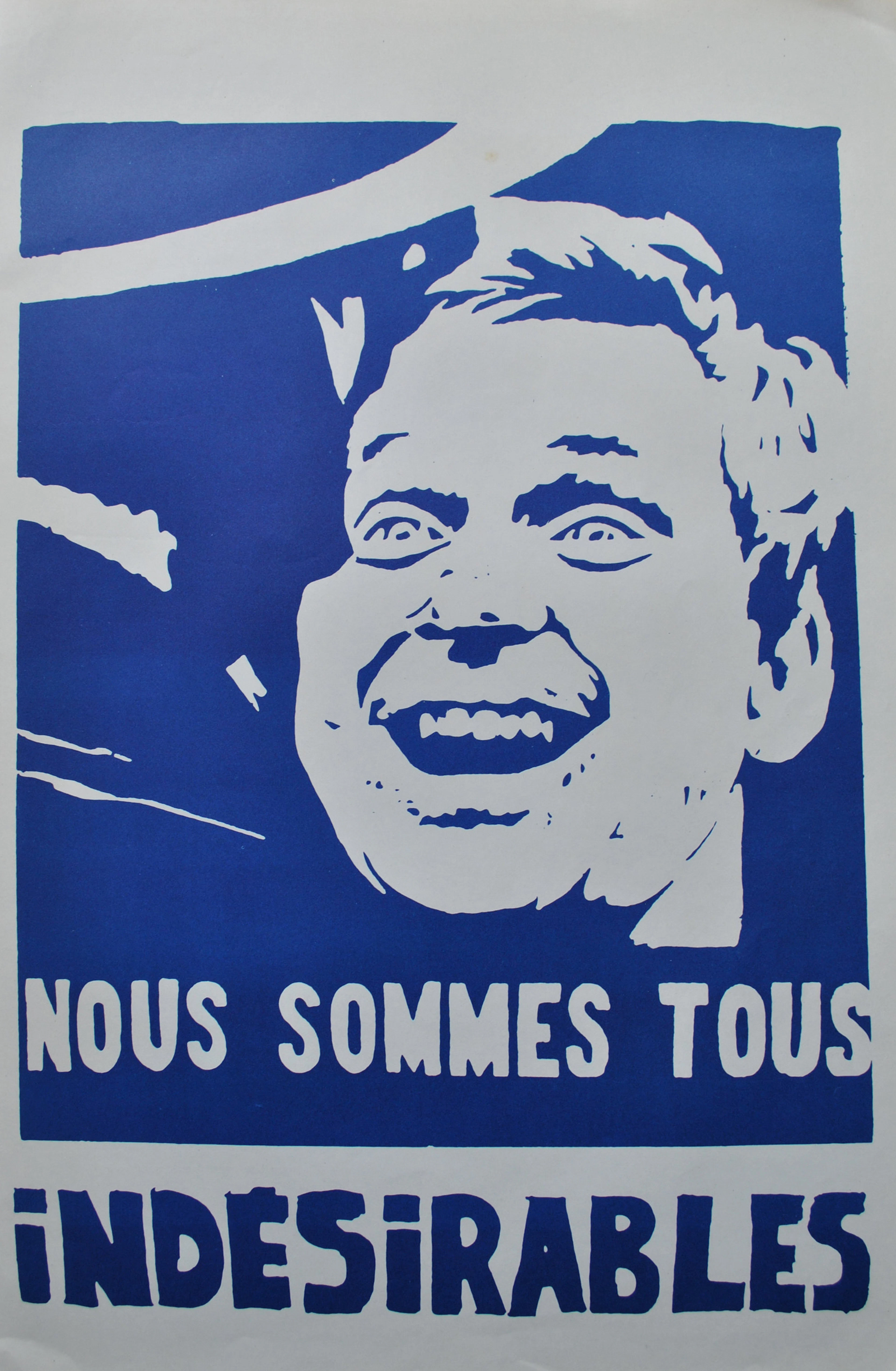 Affiche Mai 68 originale : Nous sommes tous indésirables (Daniel Cohn-Bendit)
