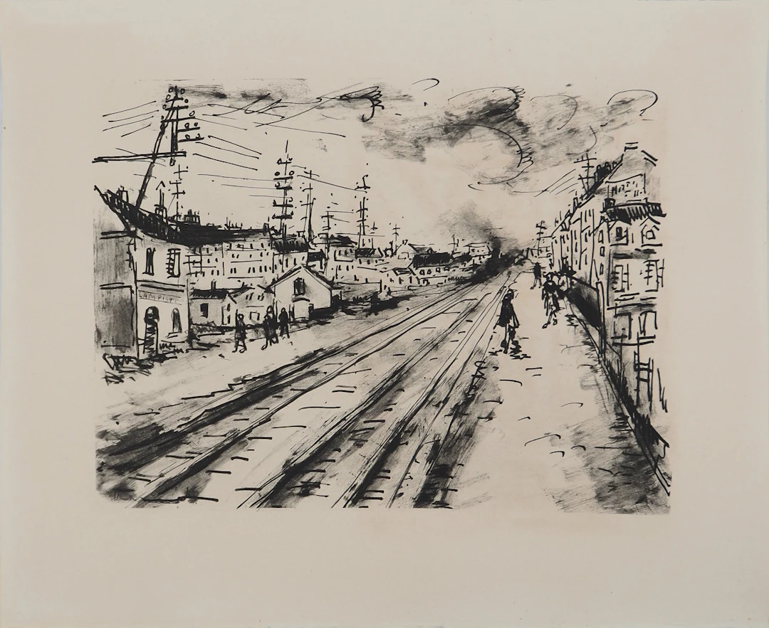 Maurice DE VLAMINCK : Rive gauche, Abords de la Gare Montparnasse