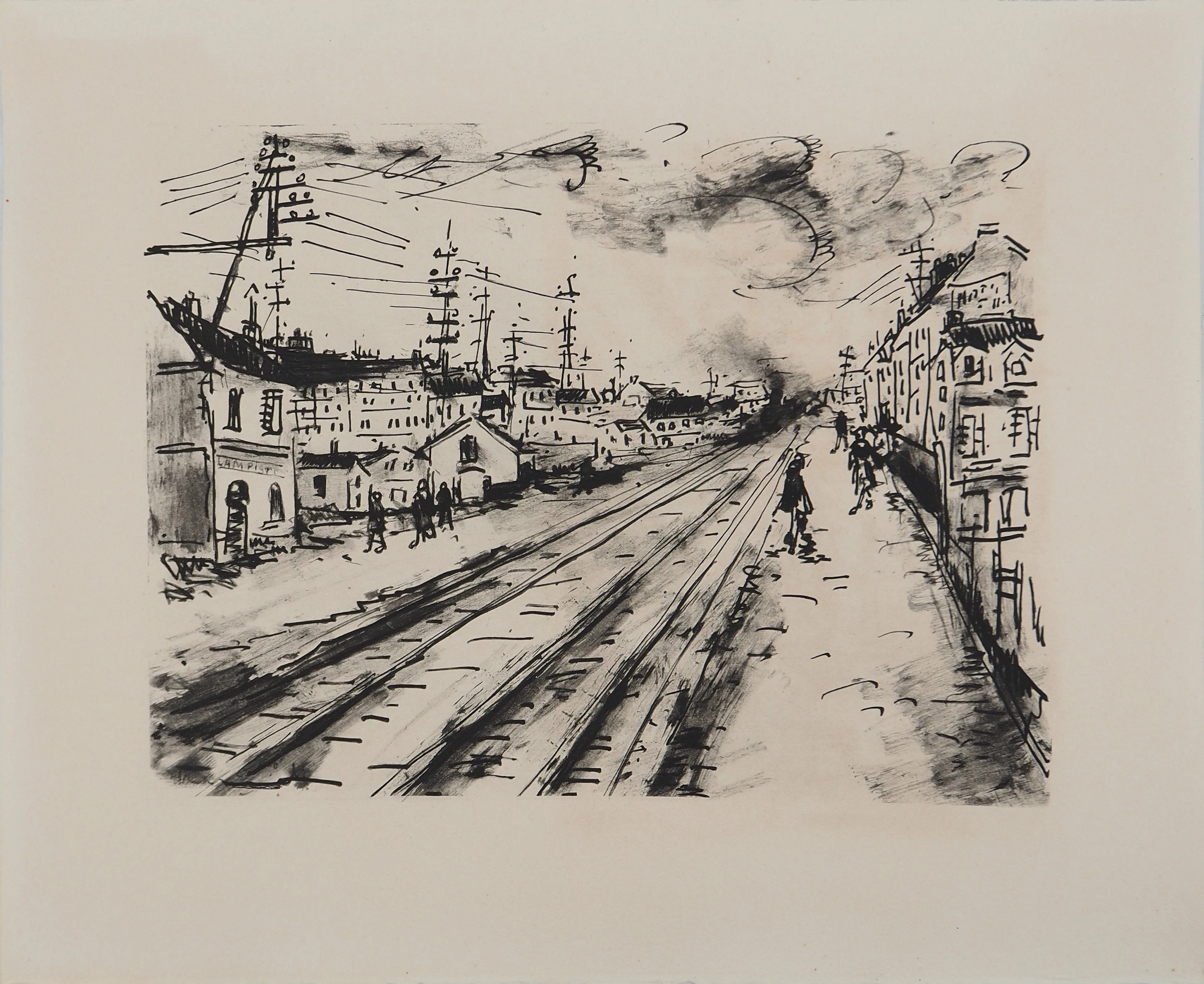 Maurice DE VLAMINCK : Rive gauche, Abords de la Gare Montparnasse