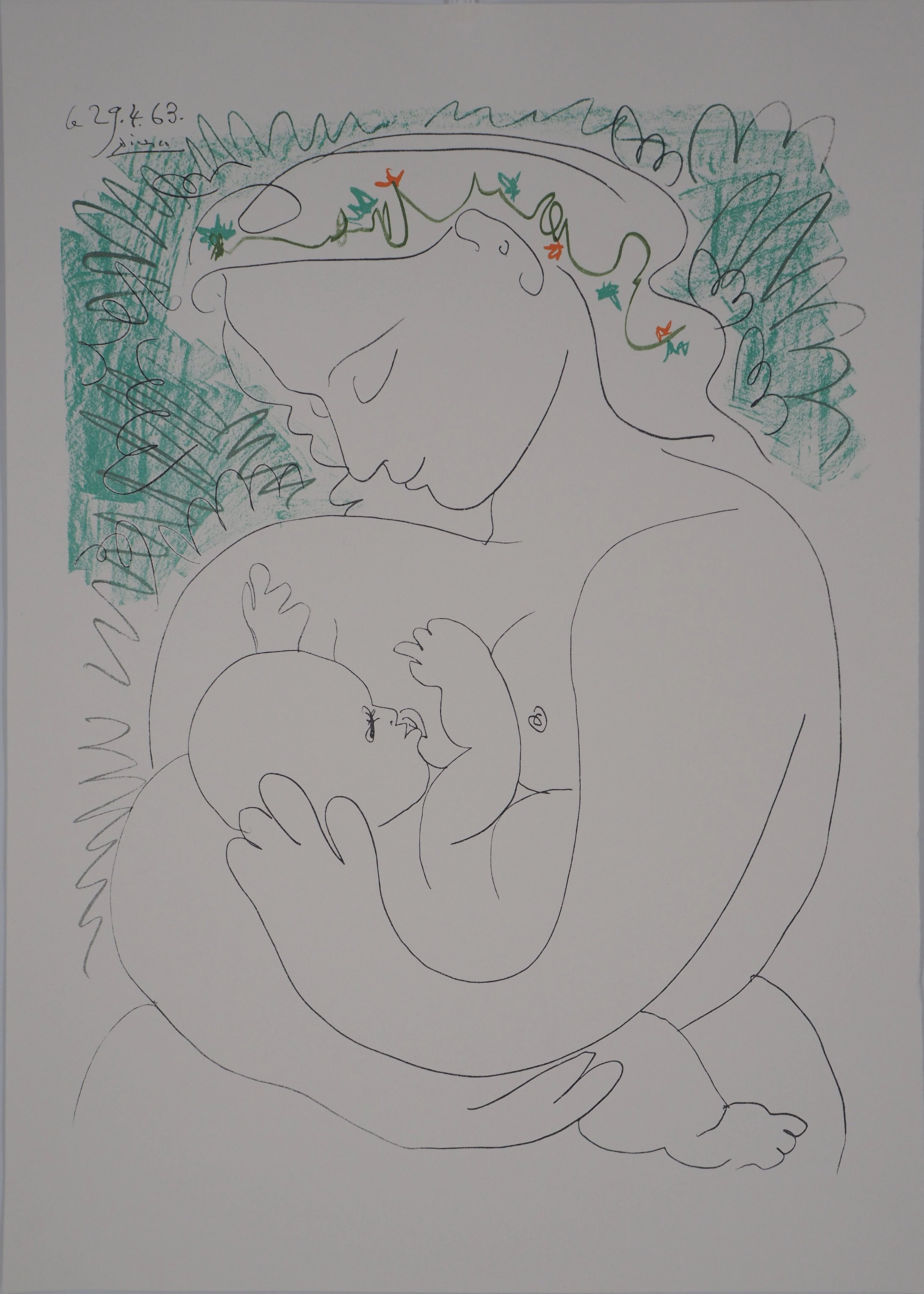Pablo PICASSO : Grande Maternité - Lithographie signée