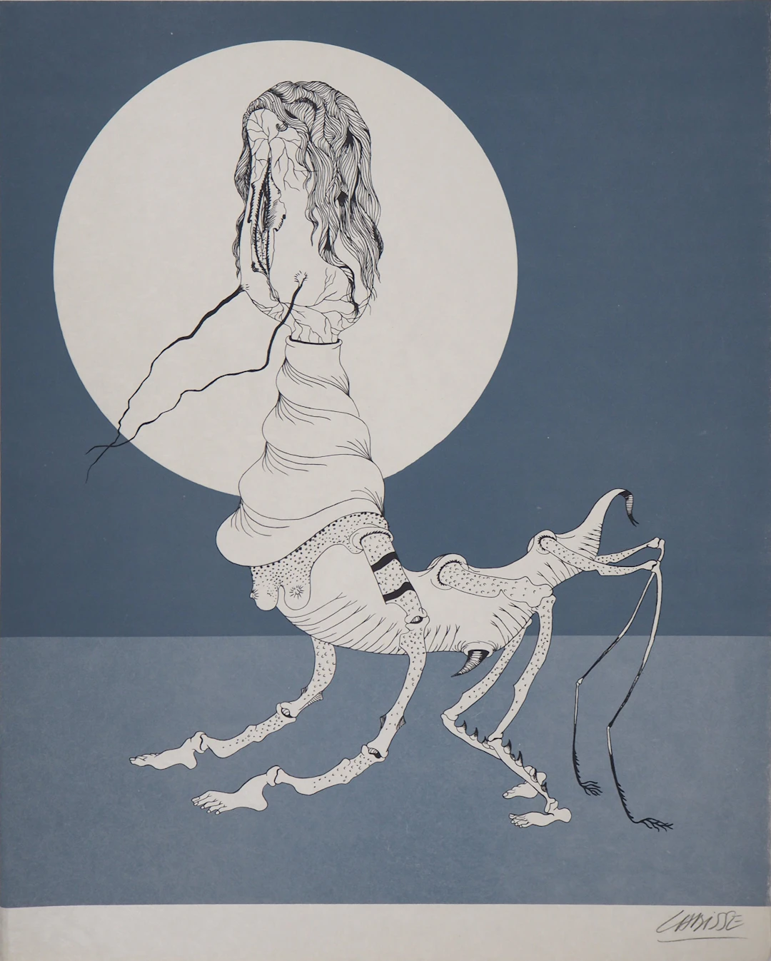 Félix LABISSE : La Parsifal, Lithographie originale, signée