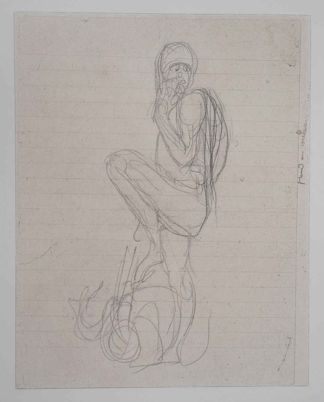Auguste RODIN : Ugolin, Gravure