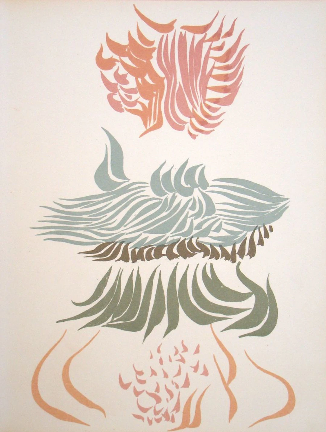 Jacques HEROLD - Composition surréaliste, 1974 - Lithographie originale
