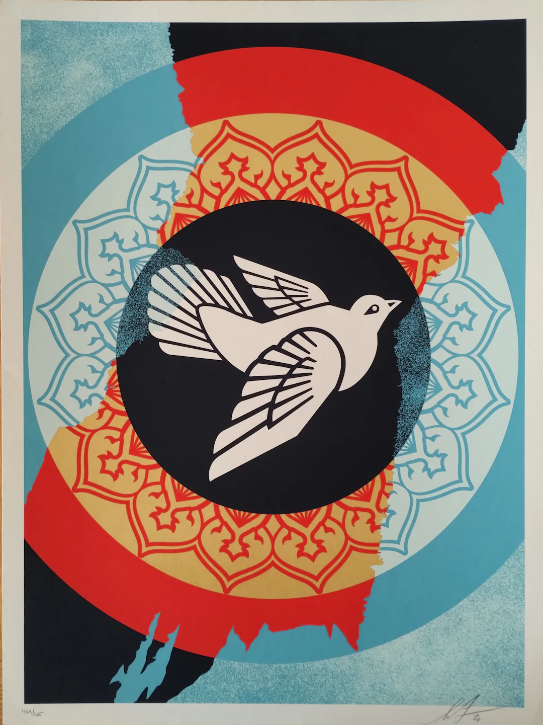 Shepard FAIREY (Obey) - Peace Dove Holiday, 2020 Fairey - Sérigraphie