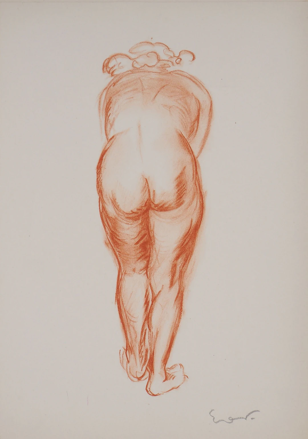 Emile Othon FRIESZ - Nu penché, 1949 - Lithographie originale signée