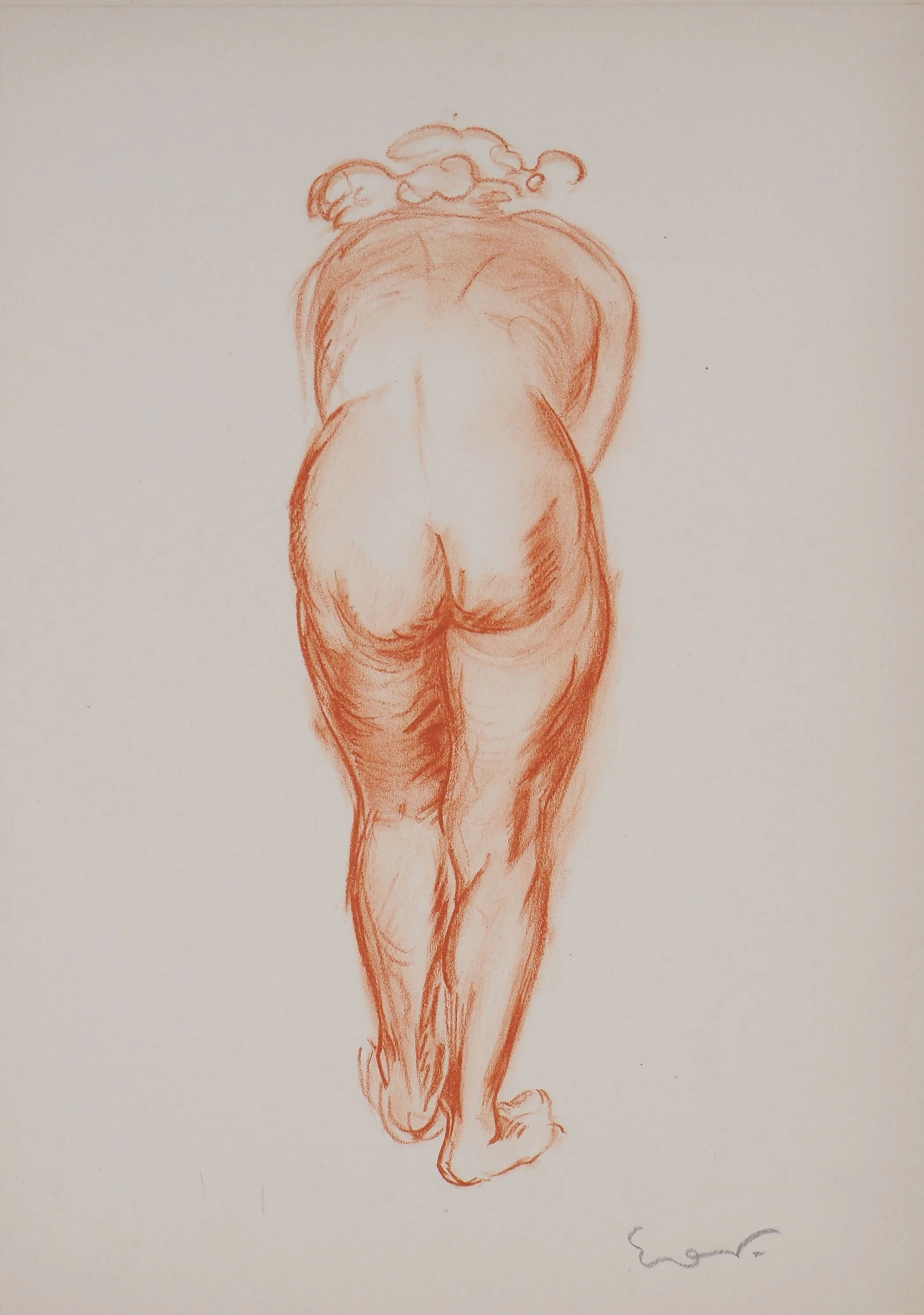 Emile Othon FRIESZ - Nu penché, 1949 - Lithographie originale signée