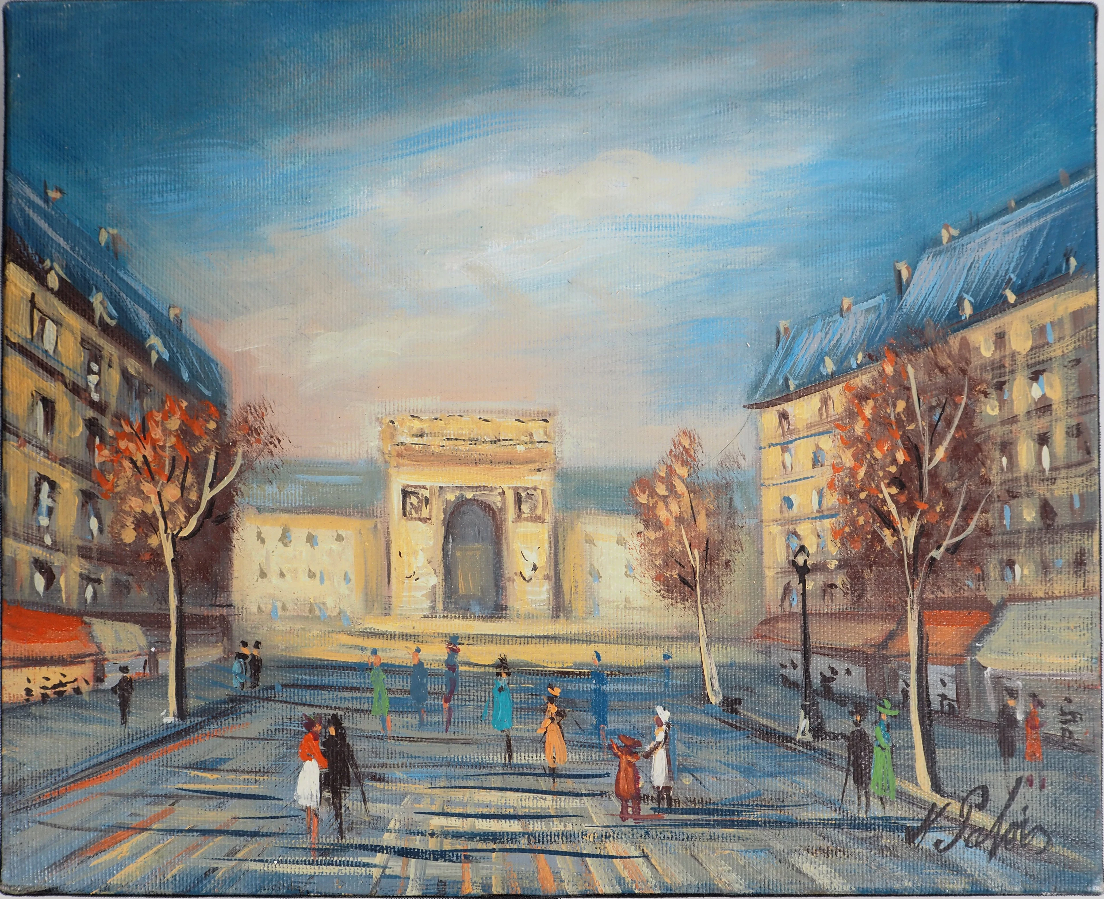 Michel PABOIS - Paris : L’Arc de Triomphe et les Champs-Elysées -