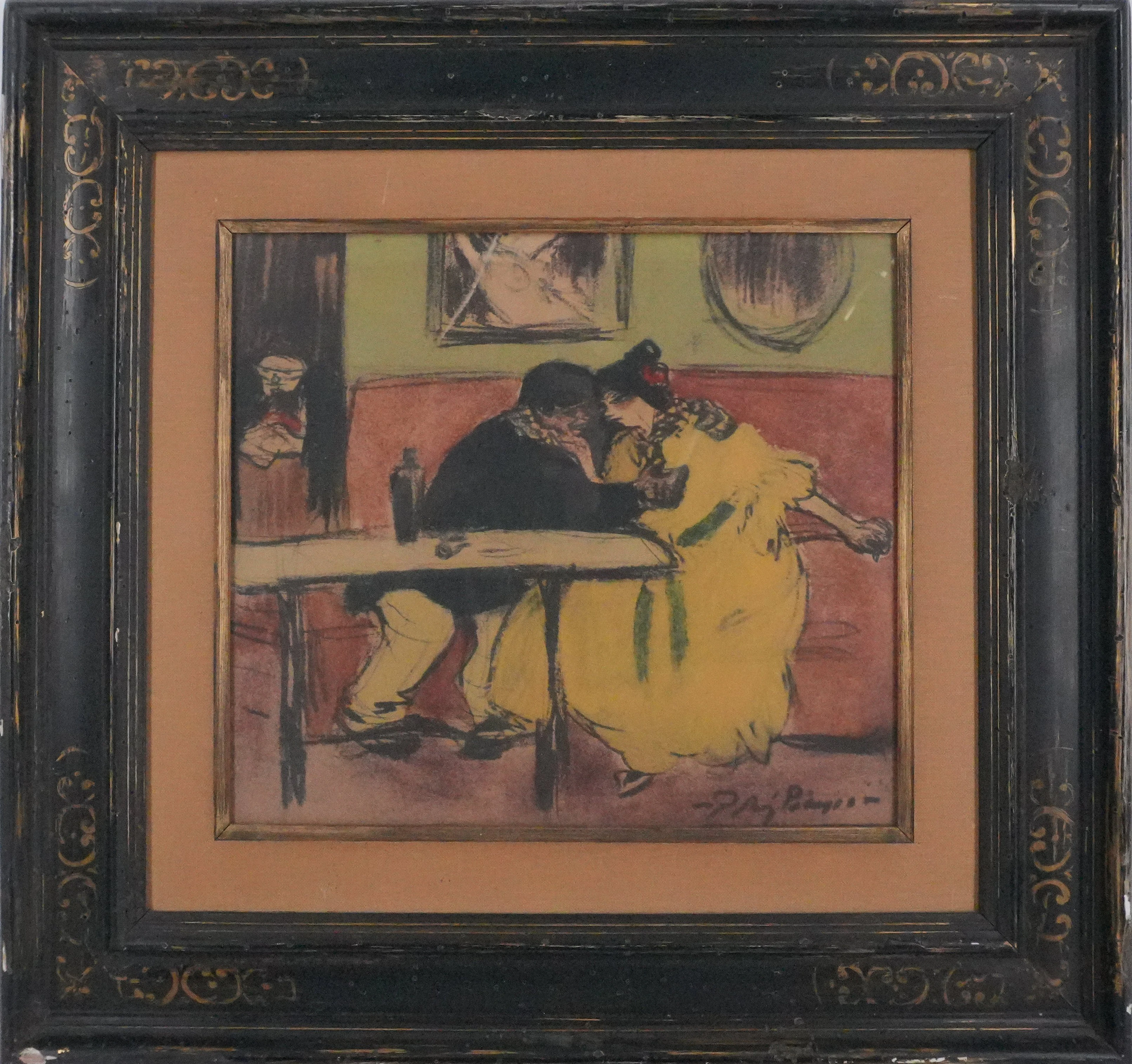 Pablo PICASSO - Le divan, Les bleus de Barcelone, Lithographie et